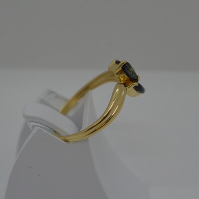 Bague Saphirs Navettes