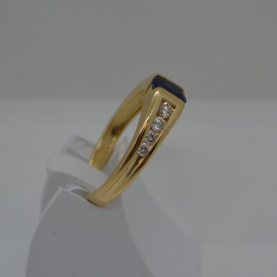 Bague Saphir et Diamants