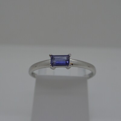 Bague Tanzanite Bleue