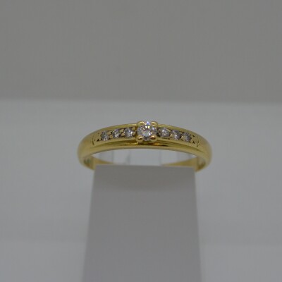 Solitaire Accompagné Diamants