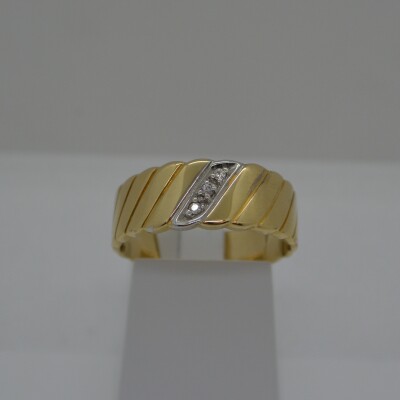 Bague Fantaisie 3 Diamants