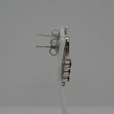 Boucles d'Oreilles Saphirs