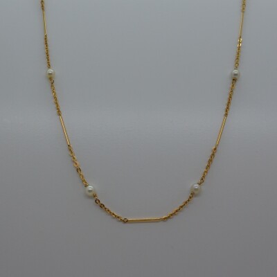 Collier fantaisie perles