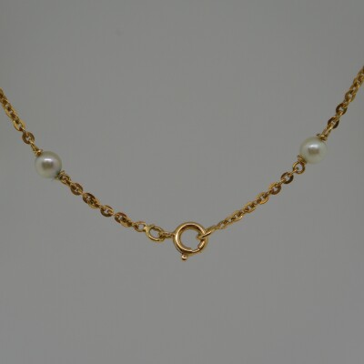 Collier fantaisie perles