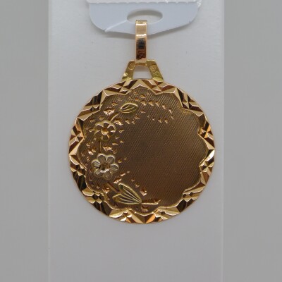 Médaille Fantaisie Fleurs