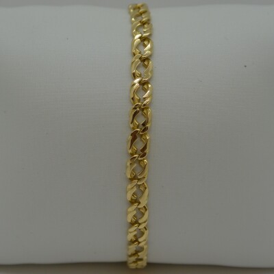 Bracelet Maille Gourmette Fantaisie