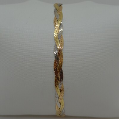Bracelet 3 Ors Tressés