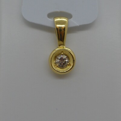 Pendentif Rond Diamant