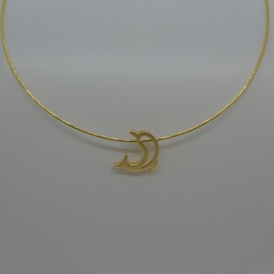 Collier Cable Pendentif Dauphin