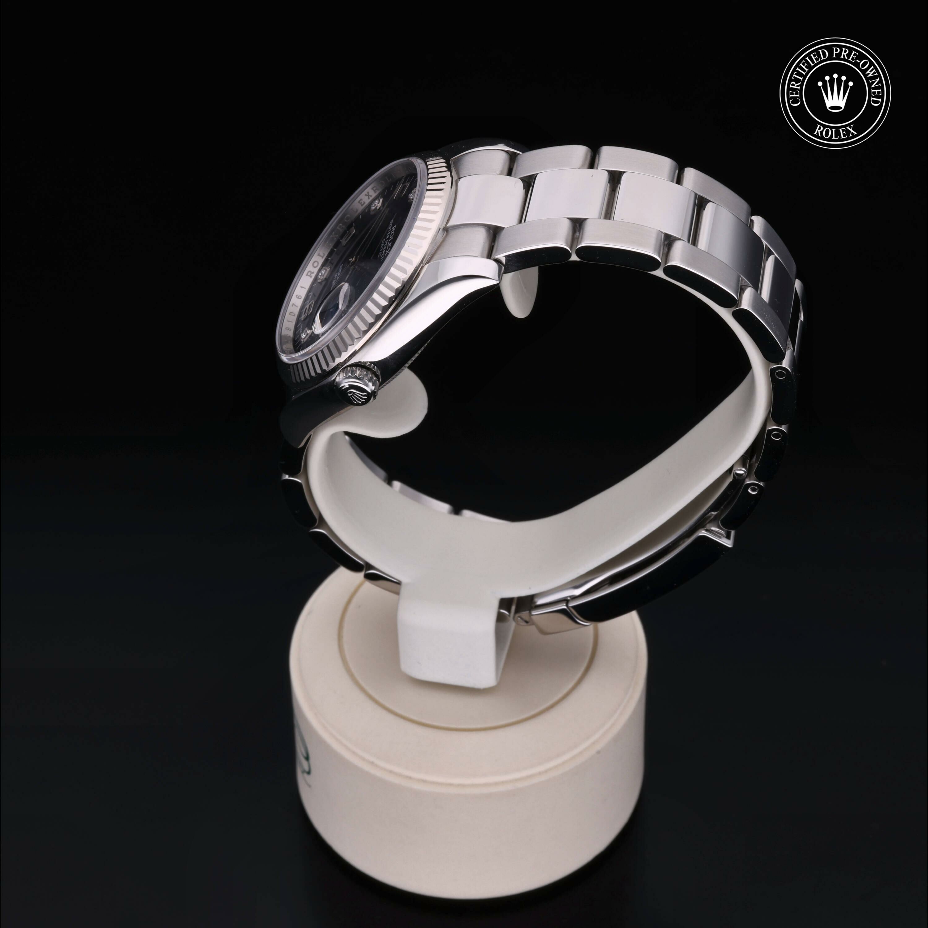 Rolex Oyster Perpetual Date en Rolesor 18 Carat Gris M115234-0008 chez Frojo - vue 11