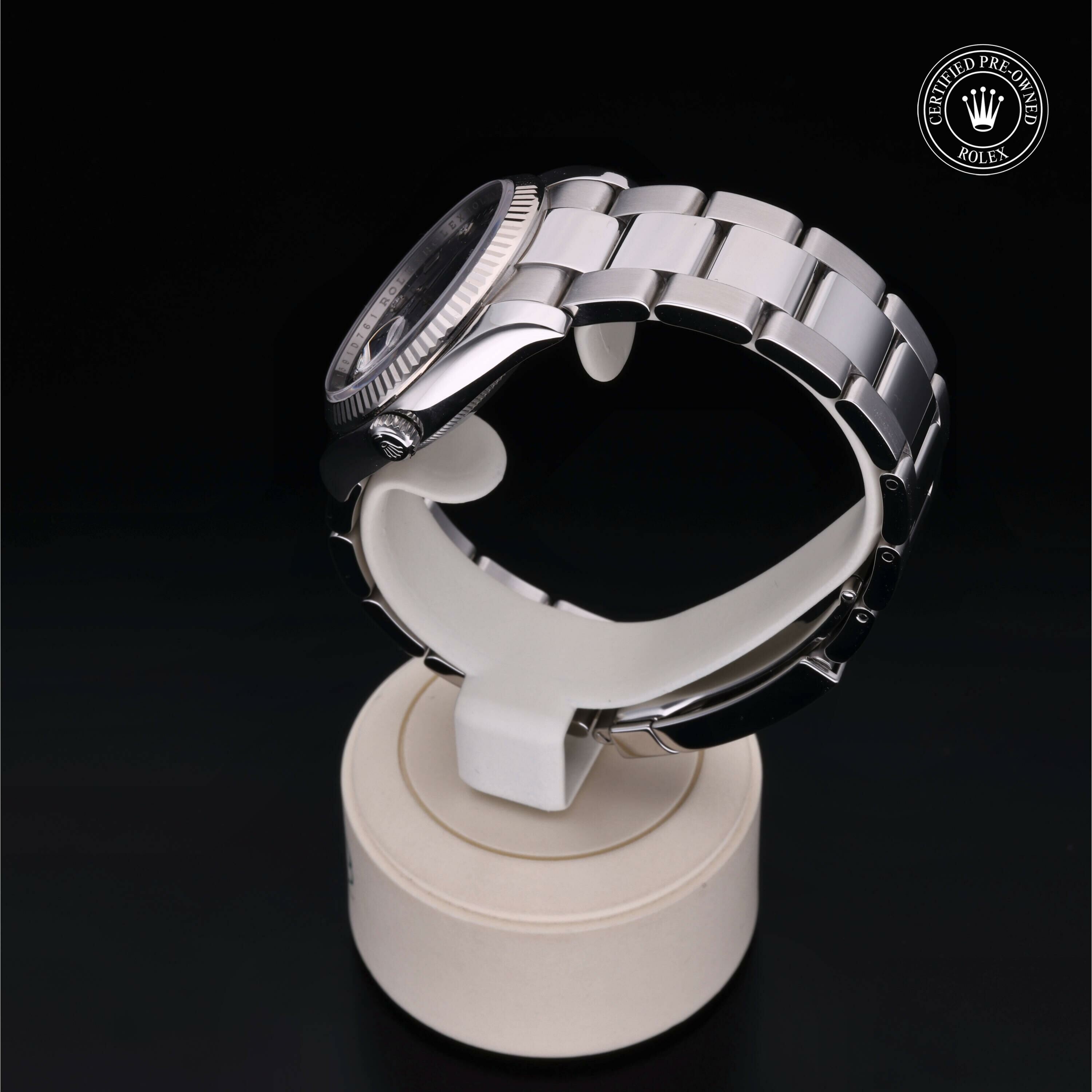 Rolex Oyster Perpetual Date en Rolesor 18 Carat Gris M115234-0008 chez Frojo - vue 12
