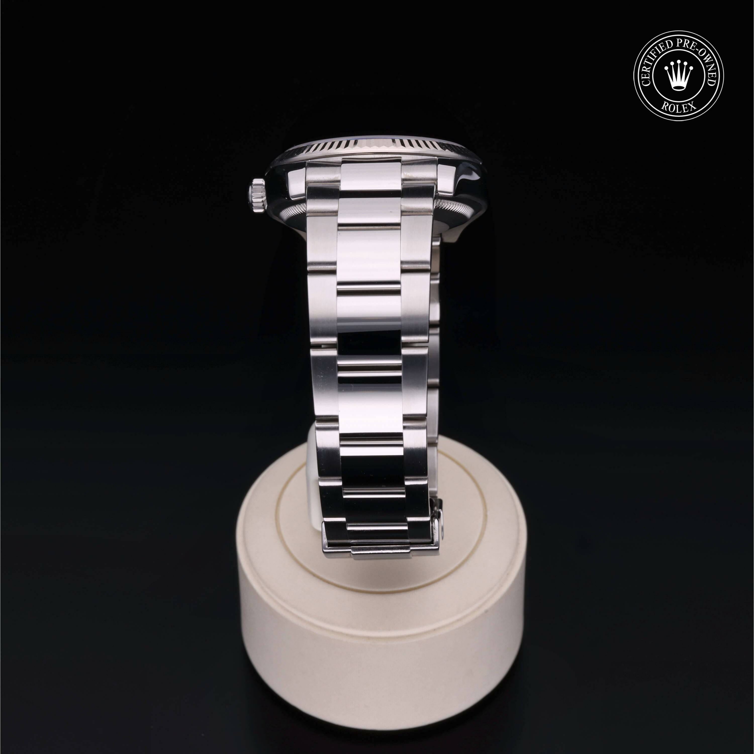 Rolex Oyster Perpetual Date en Rolesor 18 Carat Gris M115234-0008 chez Frojo - vue 19