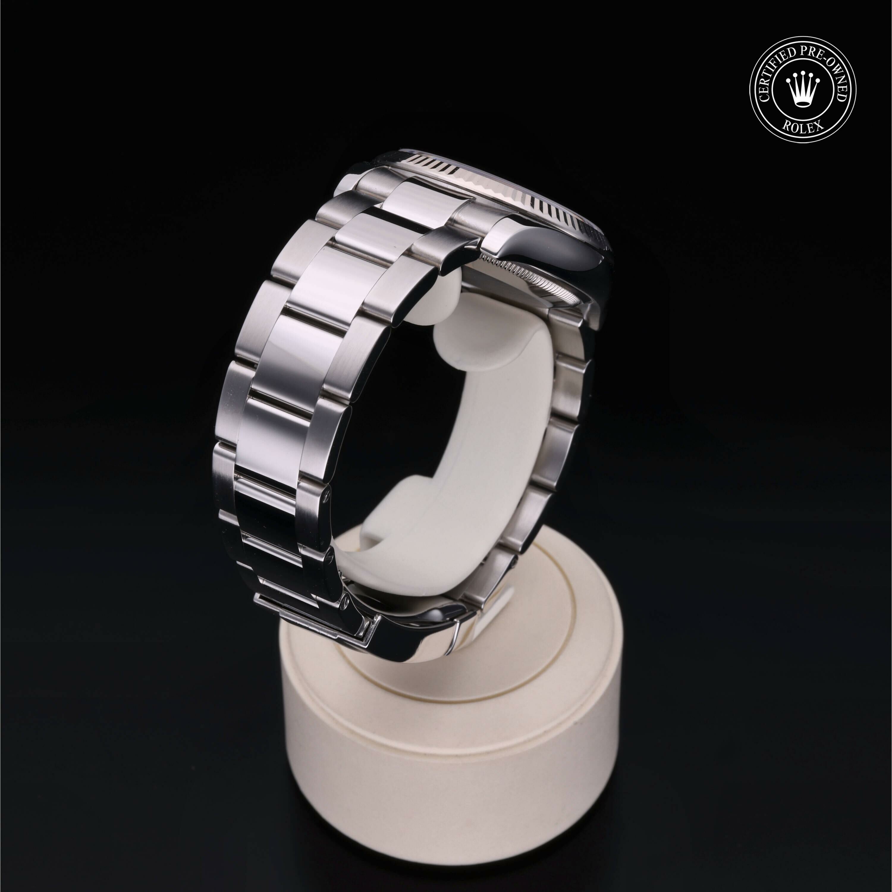 Rolex Oyster Perpetual Date en Rolesor 18 Carat Gris M115234-0008 chez Frojo - vue 22