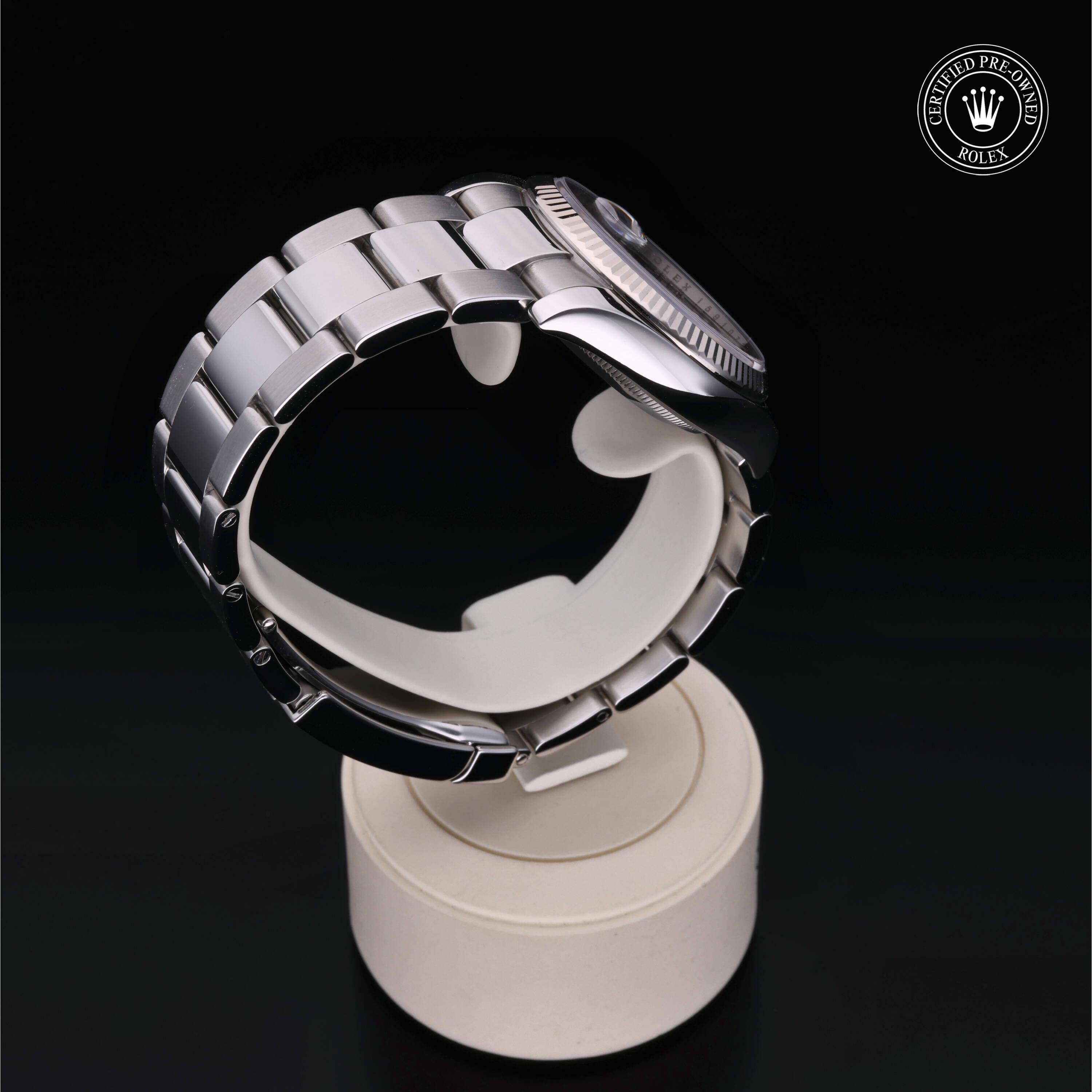 Rolex Oyster Perpetual Date en Rolesor 18 Carat Gris M115234-0008 chez Frojo - vue 25