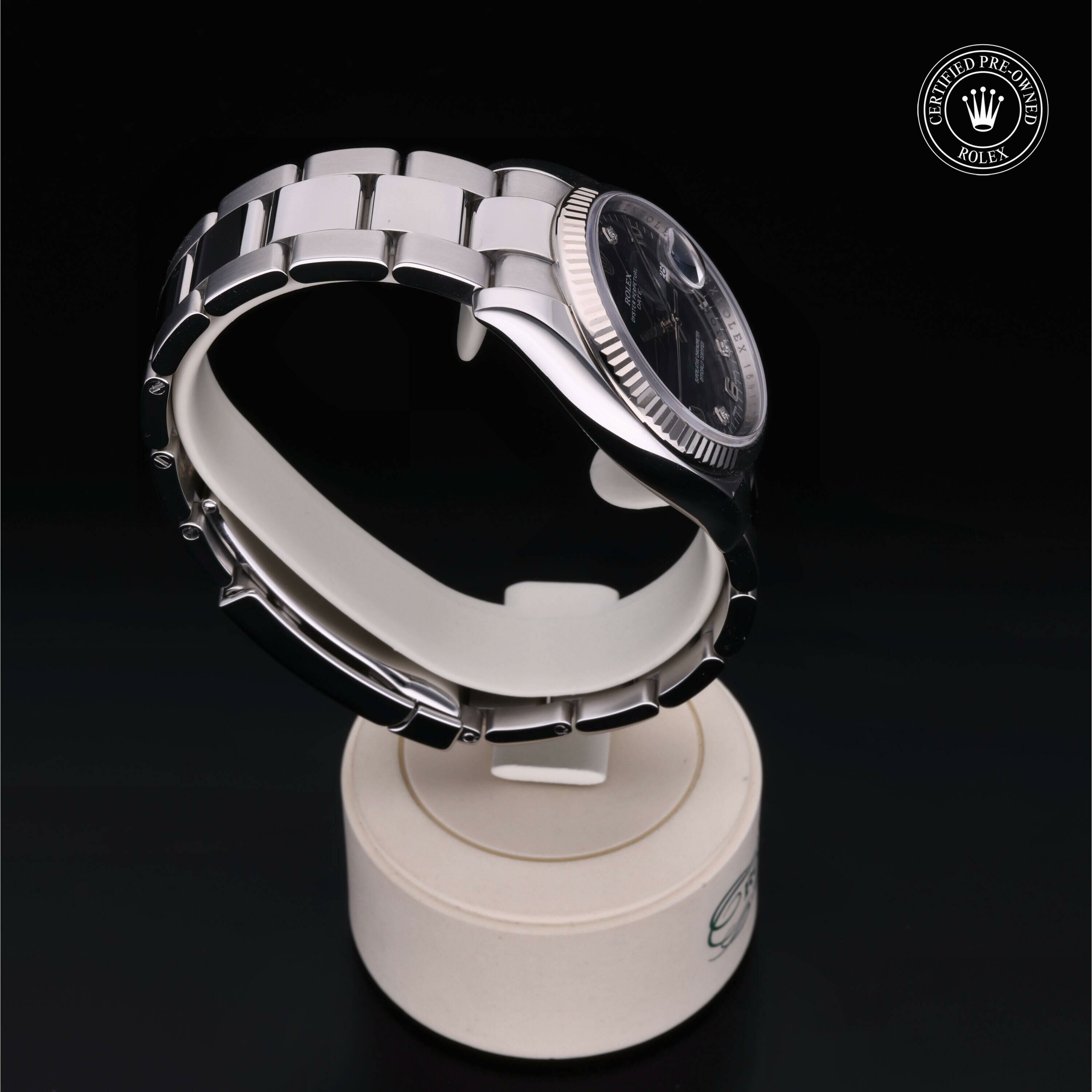 Rolex Oyster Perpetual Date en Rolesor 18 Carat Gris M115234-0008 chez Frojo - vue 28