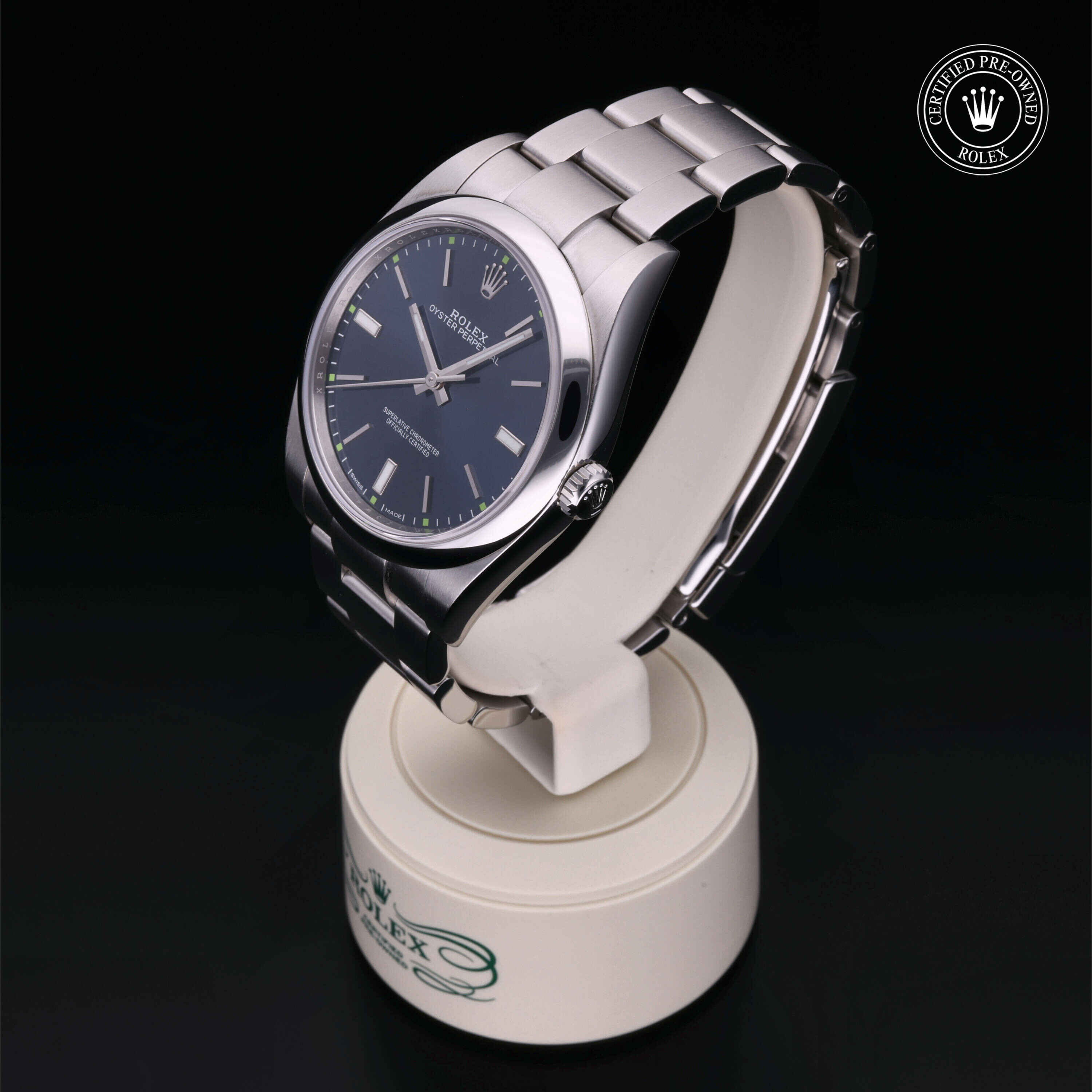 Rolex Oyster Perpetual 39 en Acier Oystersteel M114300-0003 chez Frojo - vue 6