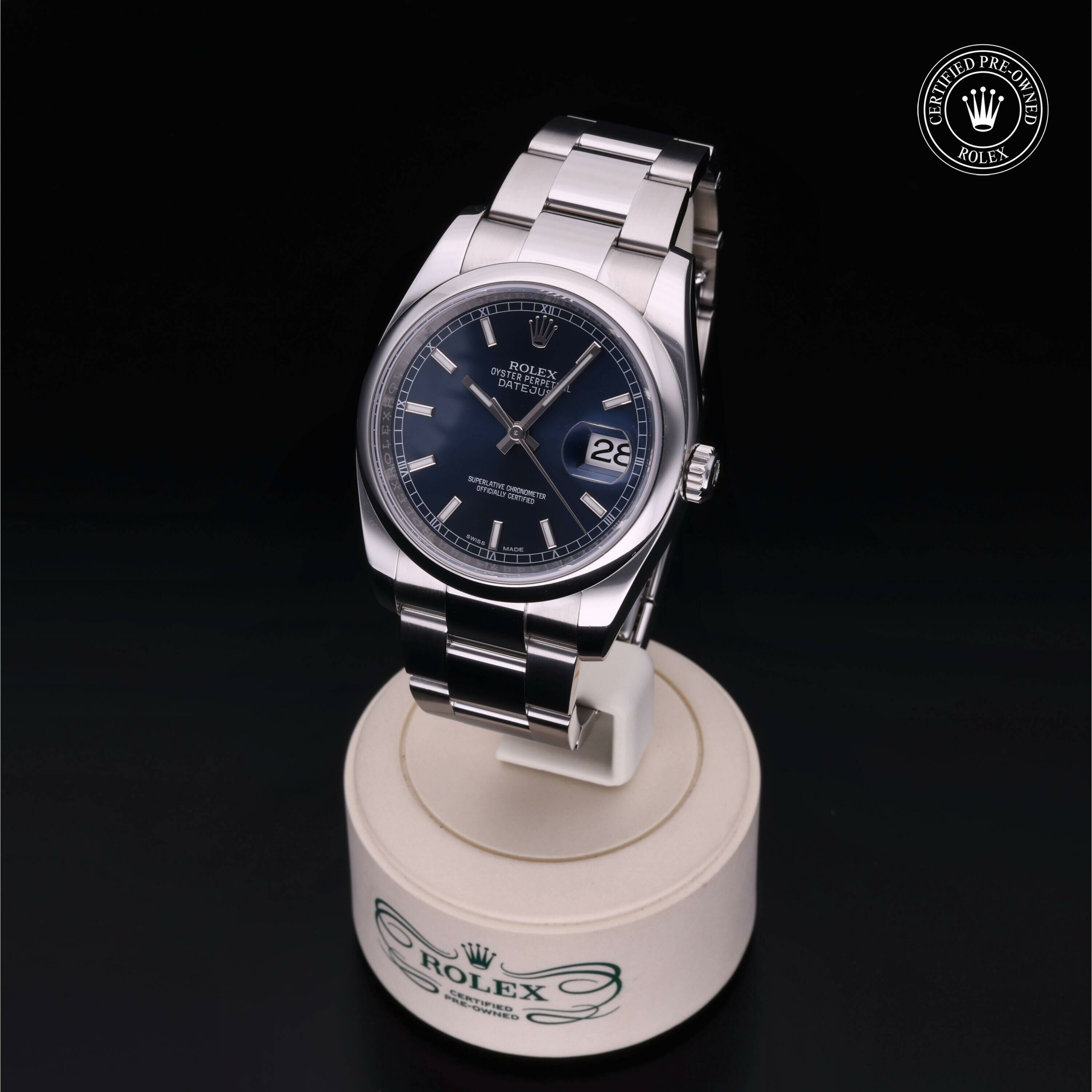Rolex Datejust 36 en Acier M116200-0101 chez Frojo - vue 3