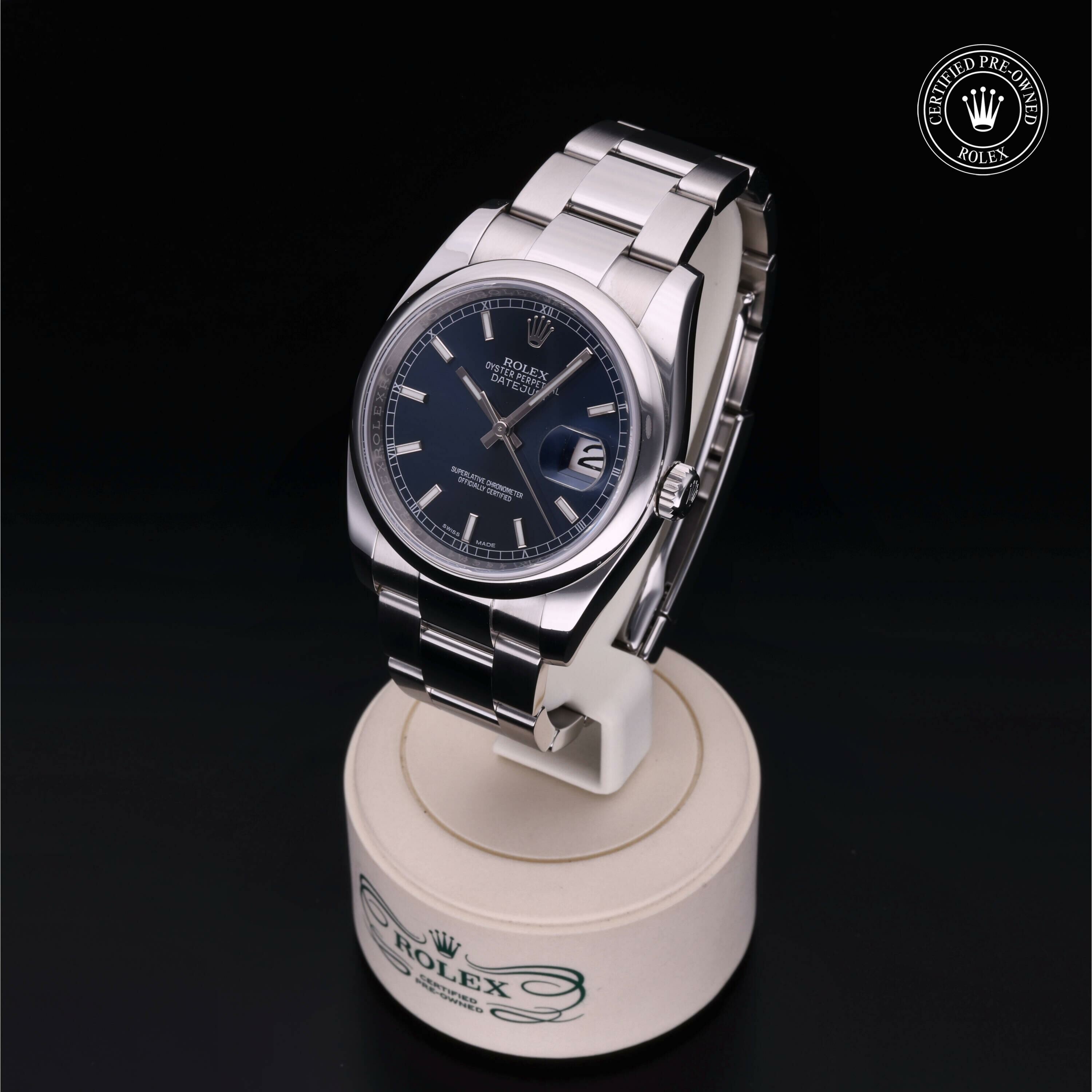 Rolex Datejust 36 en Acier M116200-0101 chez Frojo - vue 4
