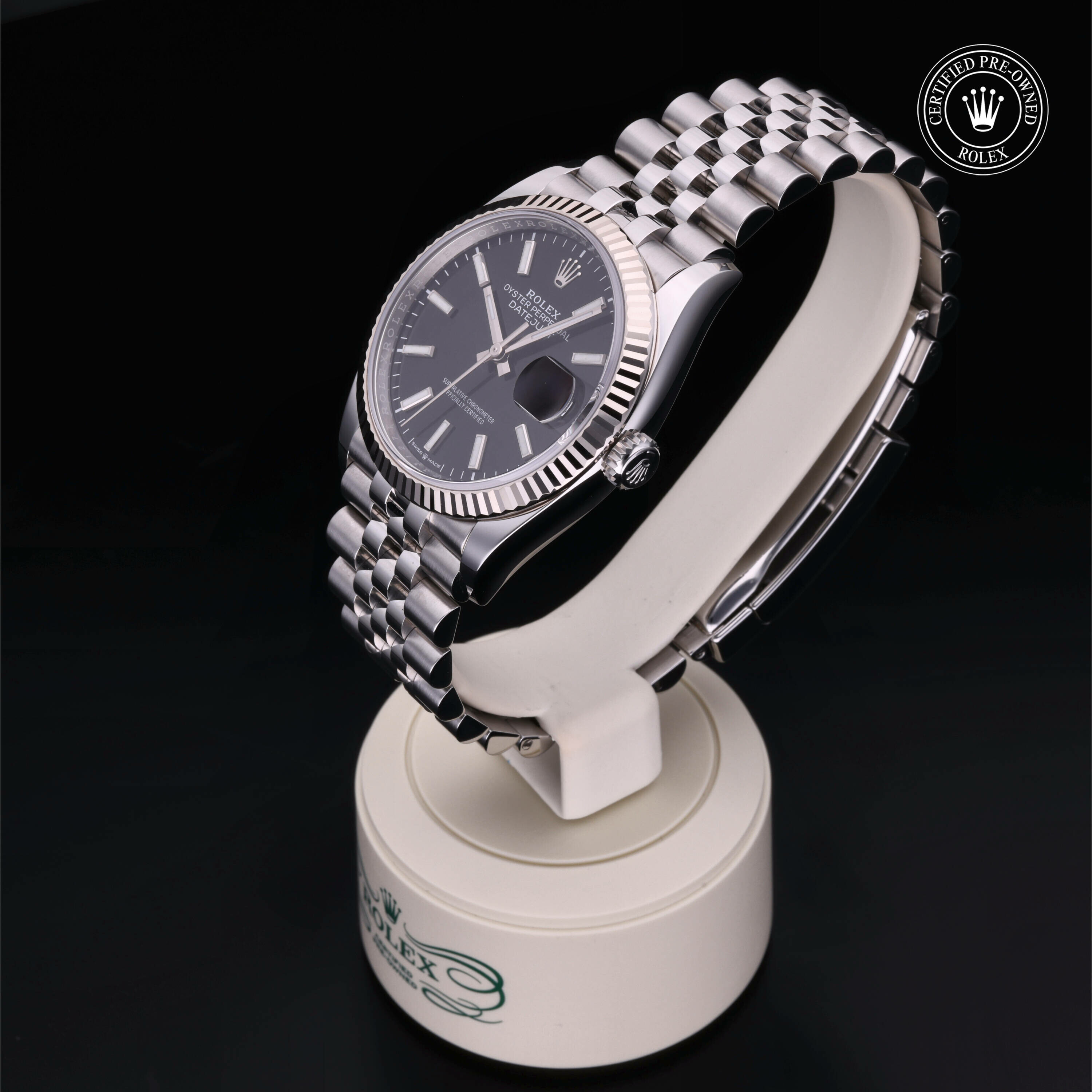 Rolex Datejust 36 en acier Oystersteel et or gris M126234-0015 chez Frojo - vue 6