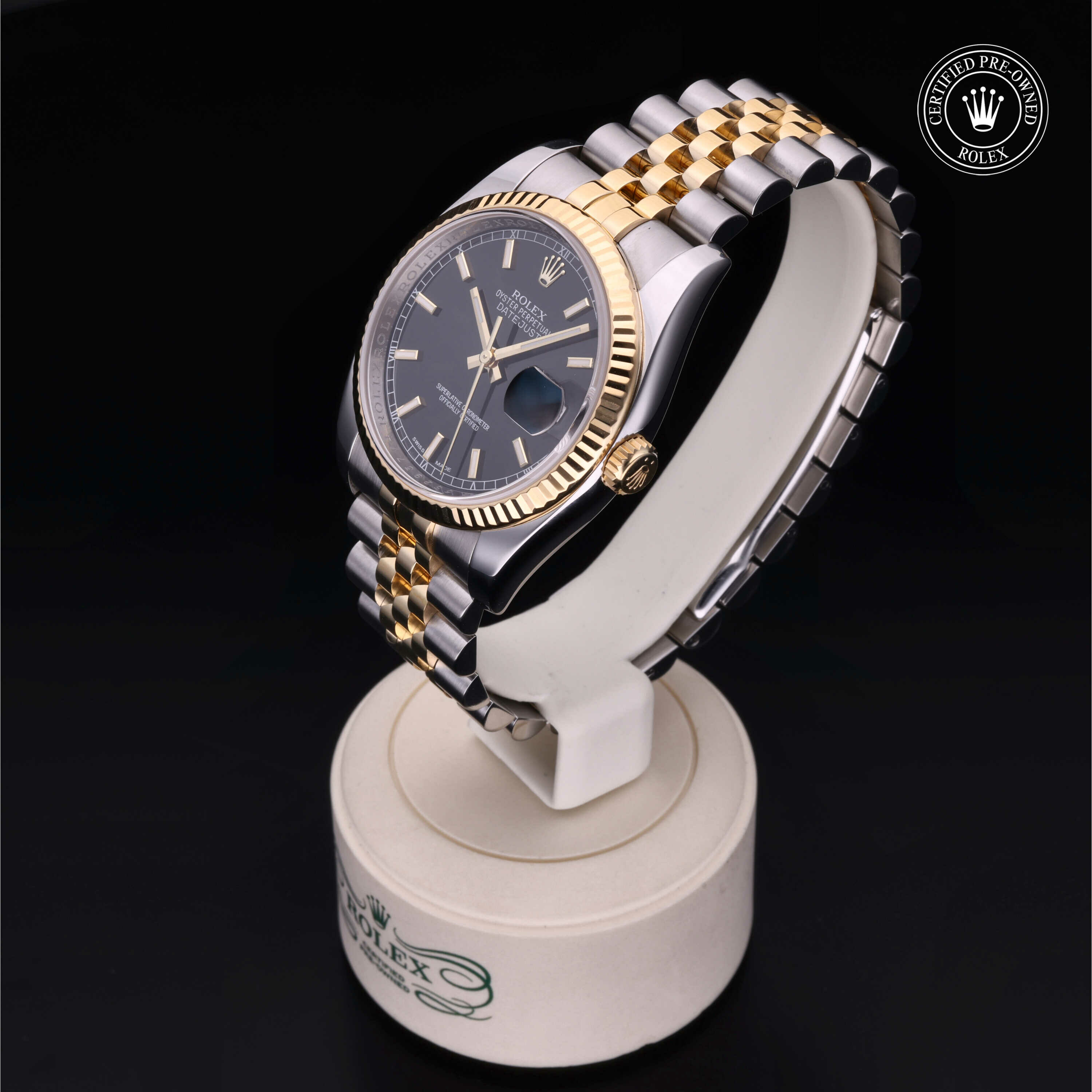 Rolex Datejust 36 en acier Oystersteel et or jaune M116233-0199 chez Frojo - vue 6