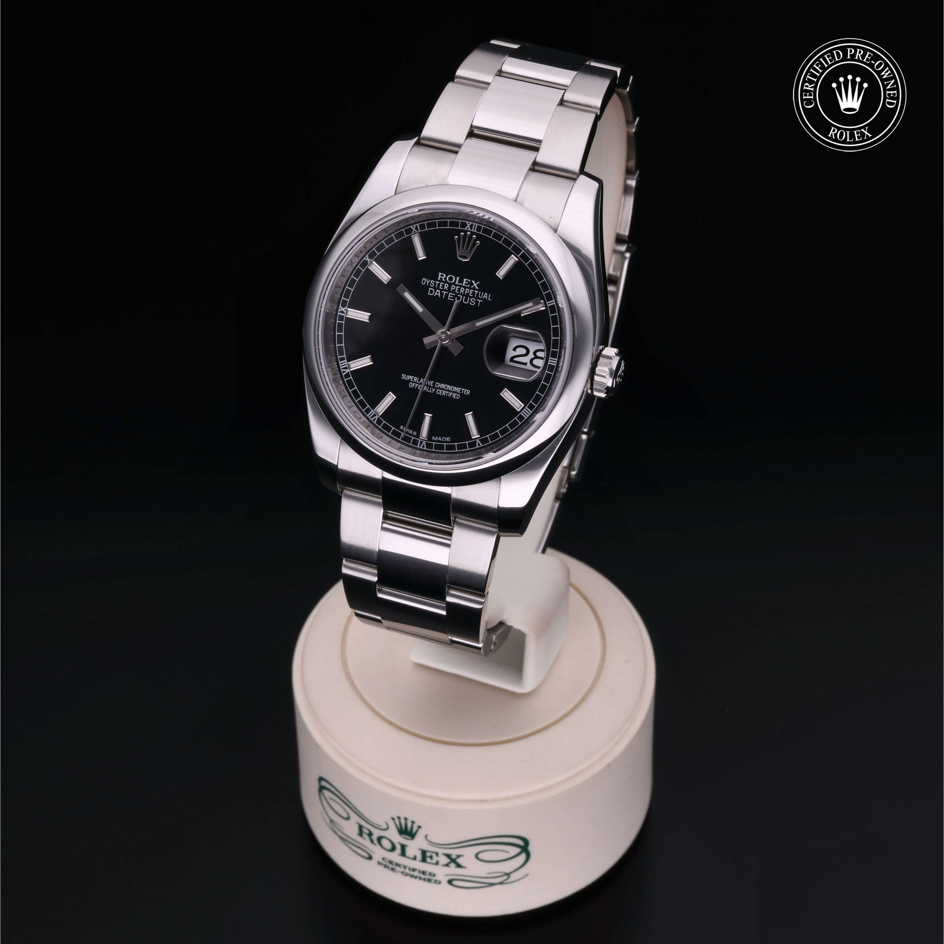 Rolex Datejust 36 en Acier M116200-0059 chez Frojo - vue 3