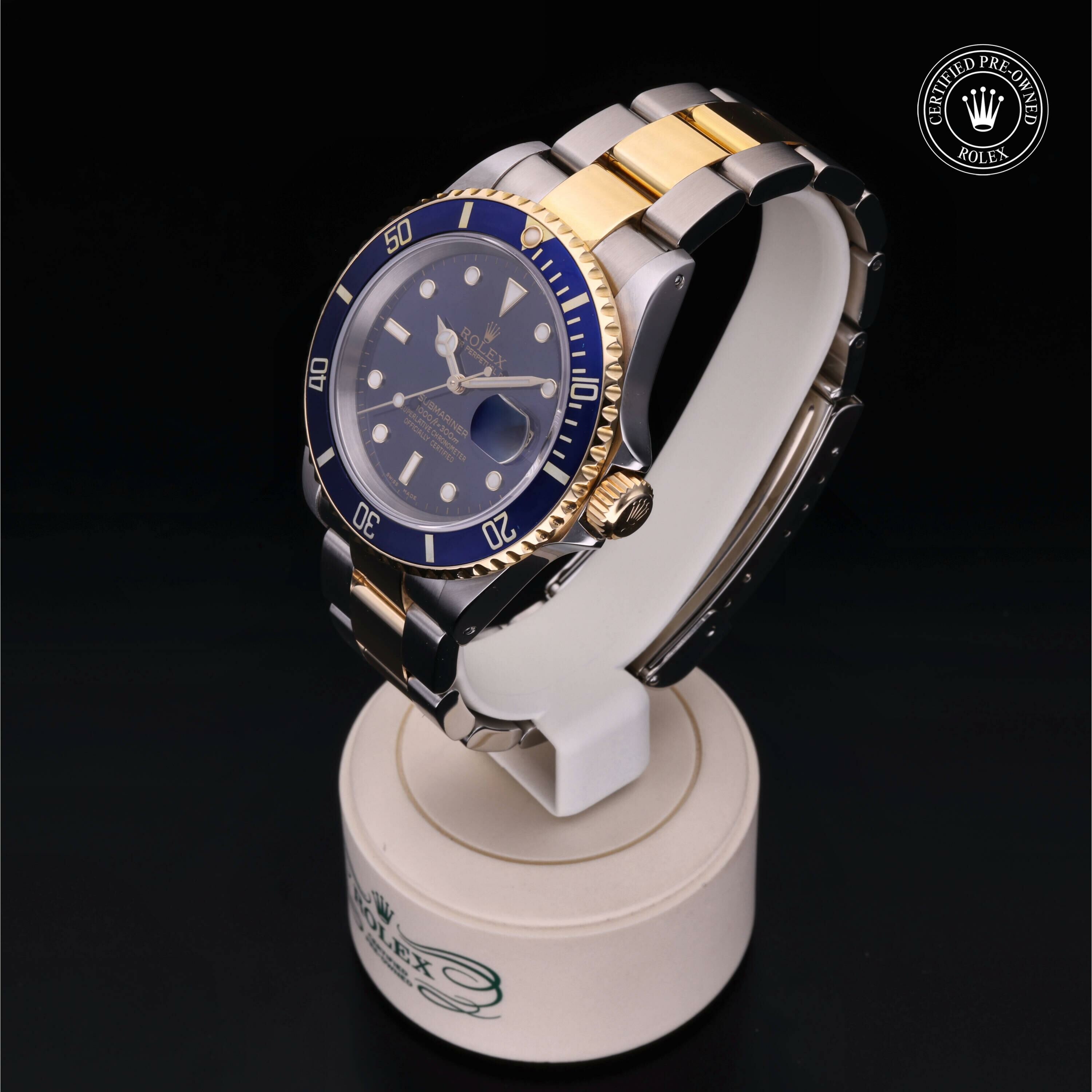 Rolex Submariner Date en Rolesor 18 Carat Jaune M16613-0015 chez Frojo - vue 6