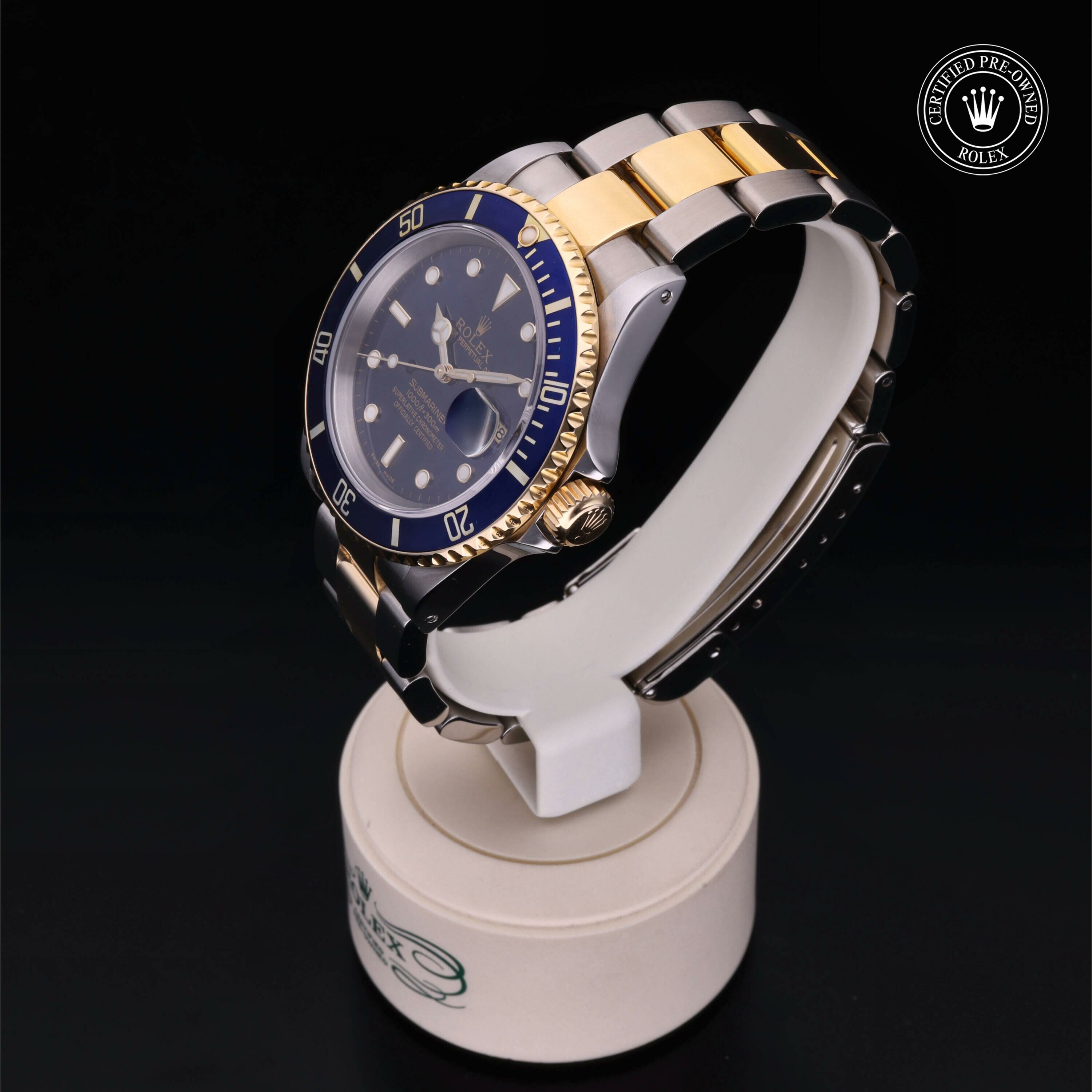 Rolex Submariner Date en Rolesor 18 Carat Jaune M16613-0015 chez Frojo - vue 7