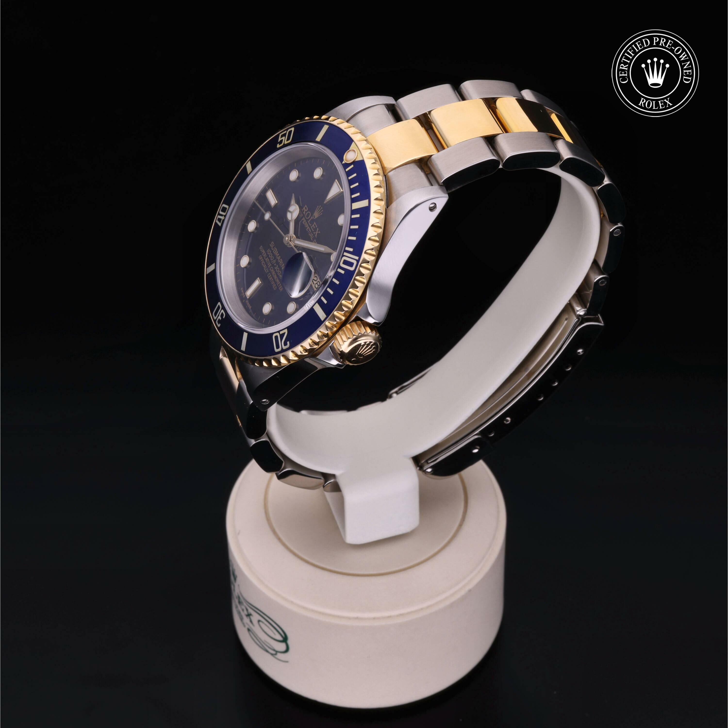 Rolex Submariner Date en Rolesor 18 Carat Jaune M16613-0015 chez Frojo - vue 8