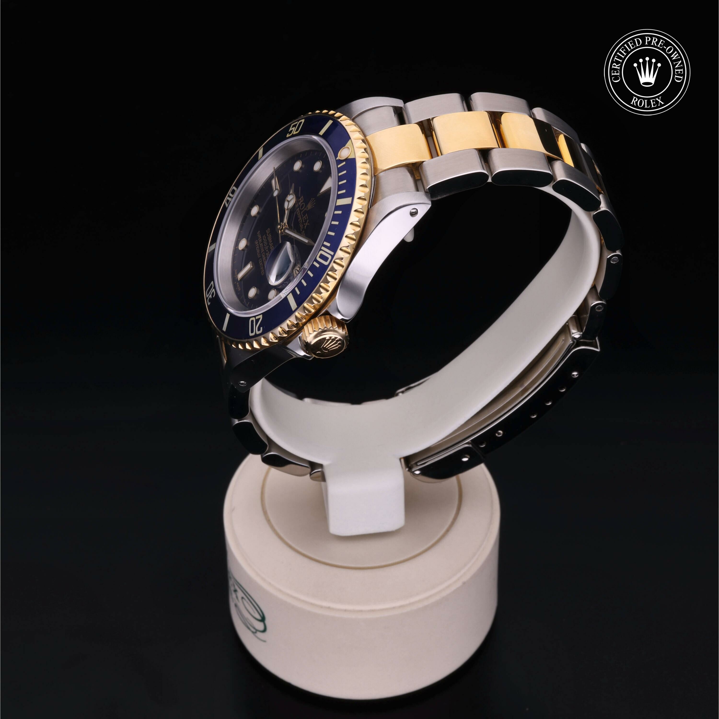 Rolex Submariner Date en Rolesor 18 Carat Jaune M16613-0015 chez Frojo - vue 9