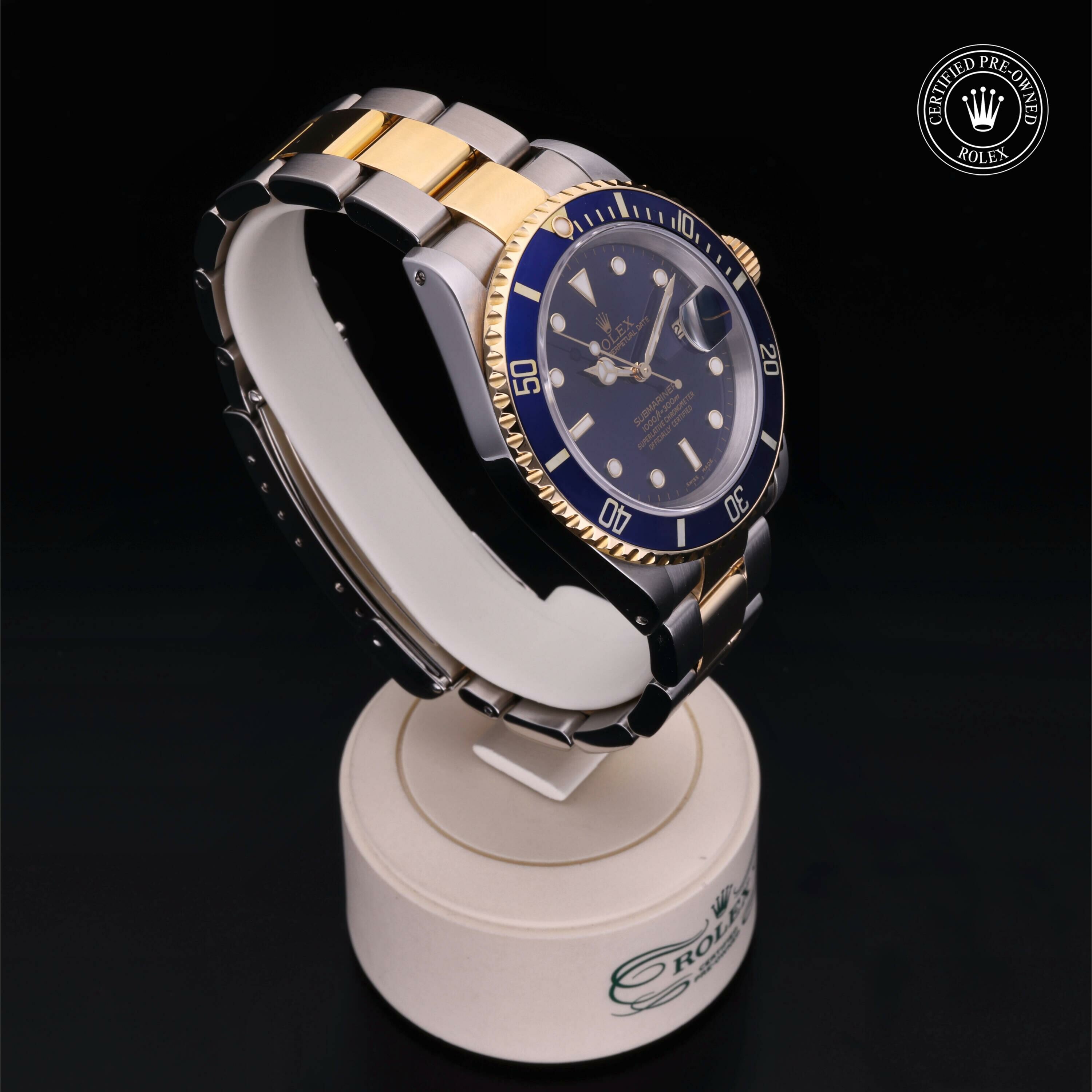Rolex Submariner Date en Rolesor 18 Carat Jaune M16613-0015 chez Frojo - vue 31