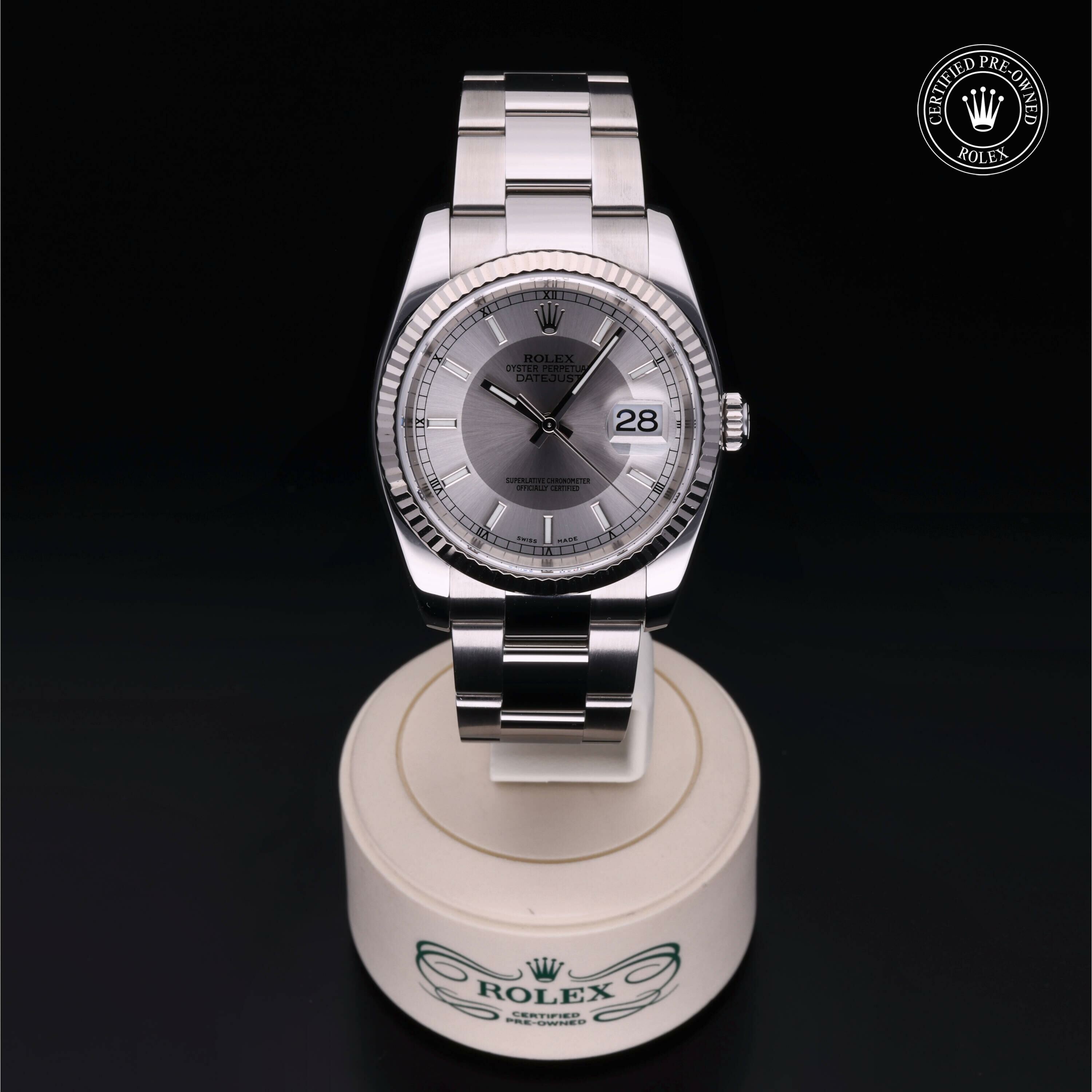 Rolex Datejust 36 en Rolesor 18 Carat Gris M116234-0039 chez Frojo