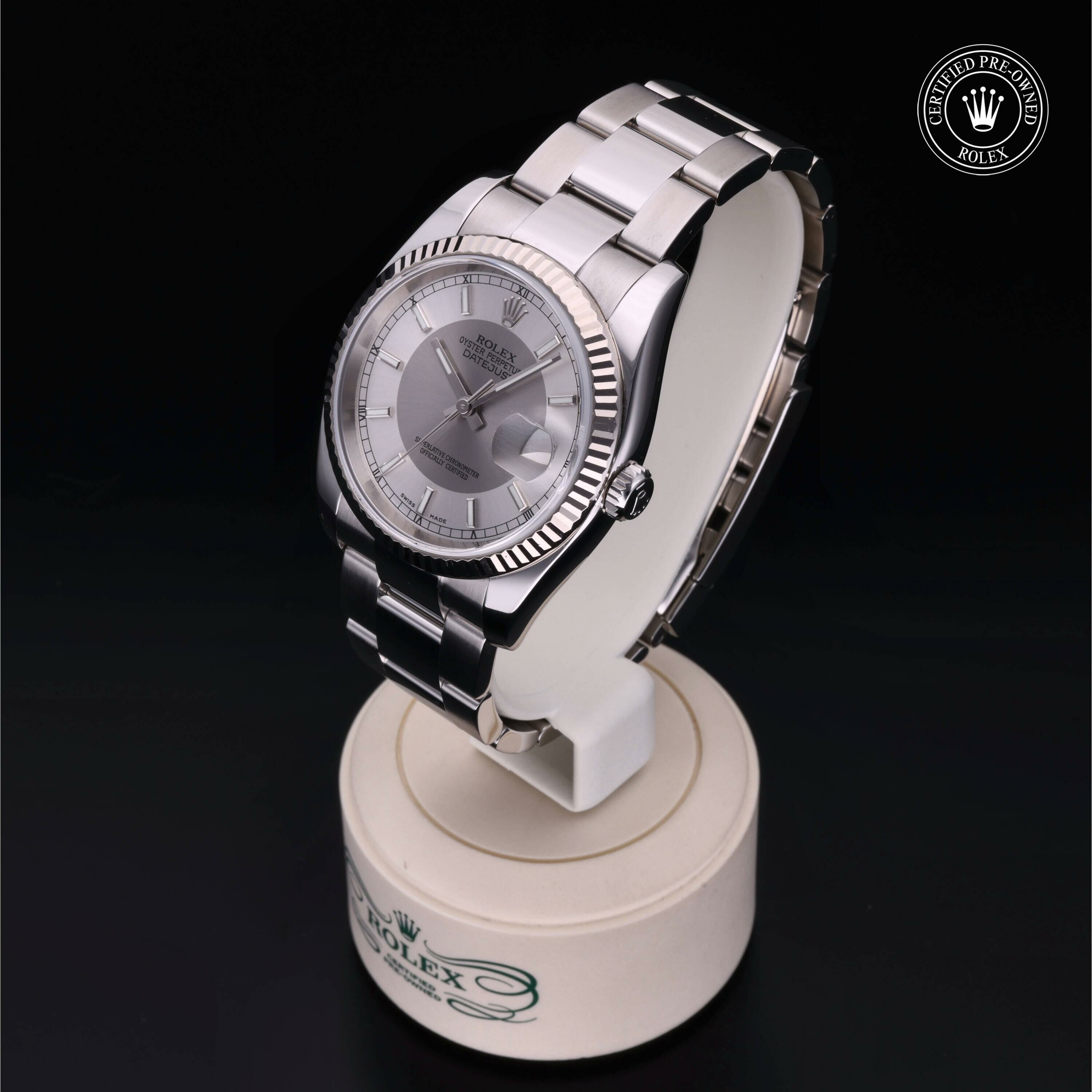 Rolex Datejust 36 en Rolesor 18 Carat Gris M116234-0039 chez Frojo - vue 5
