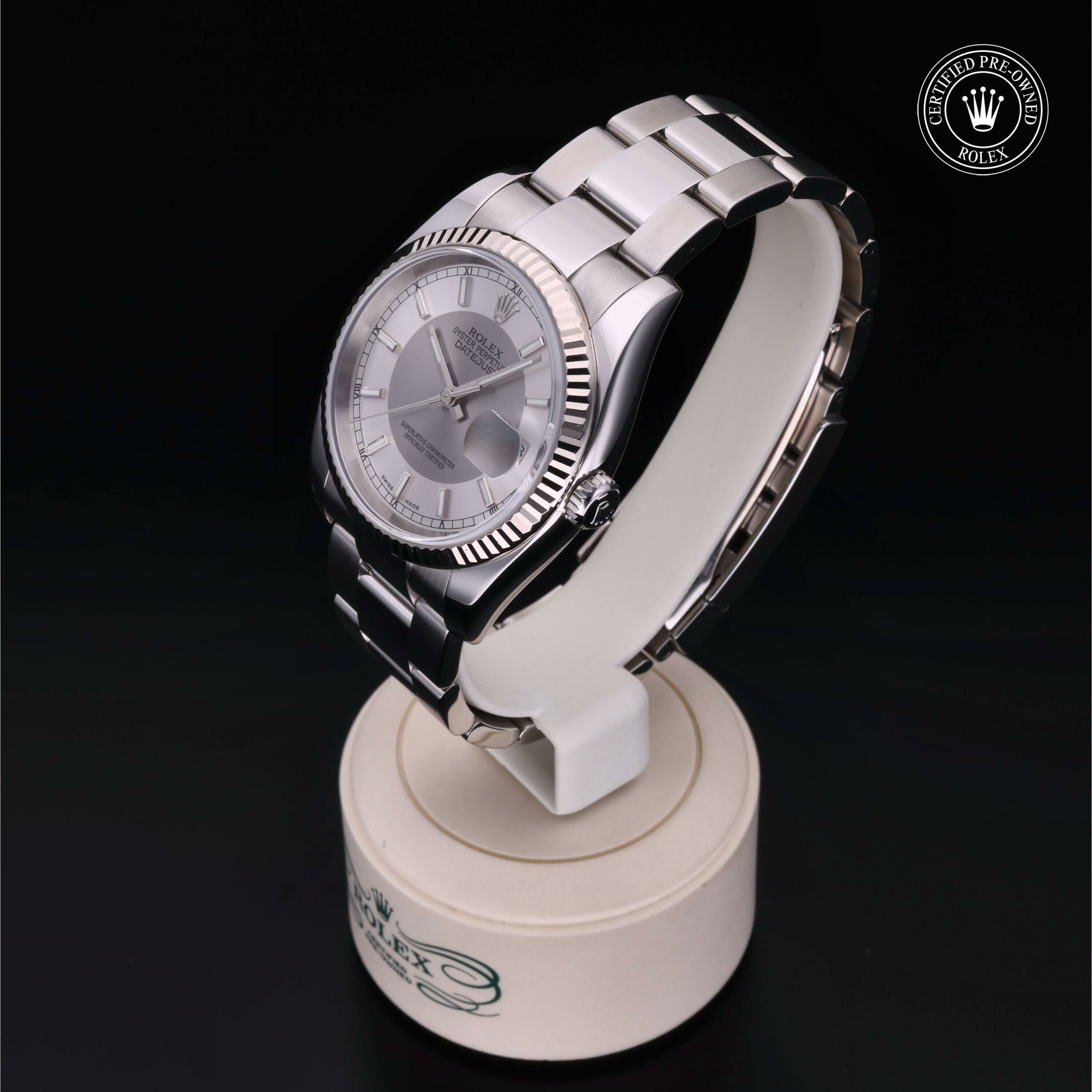 Rolex Datejust 36 en Rolesor 18 Carat Gris M116234-0039 chez Frojo - vue 6