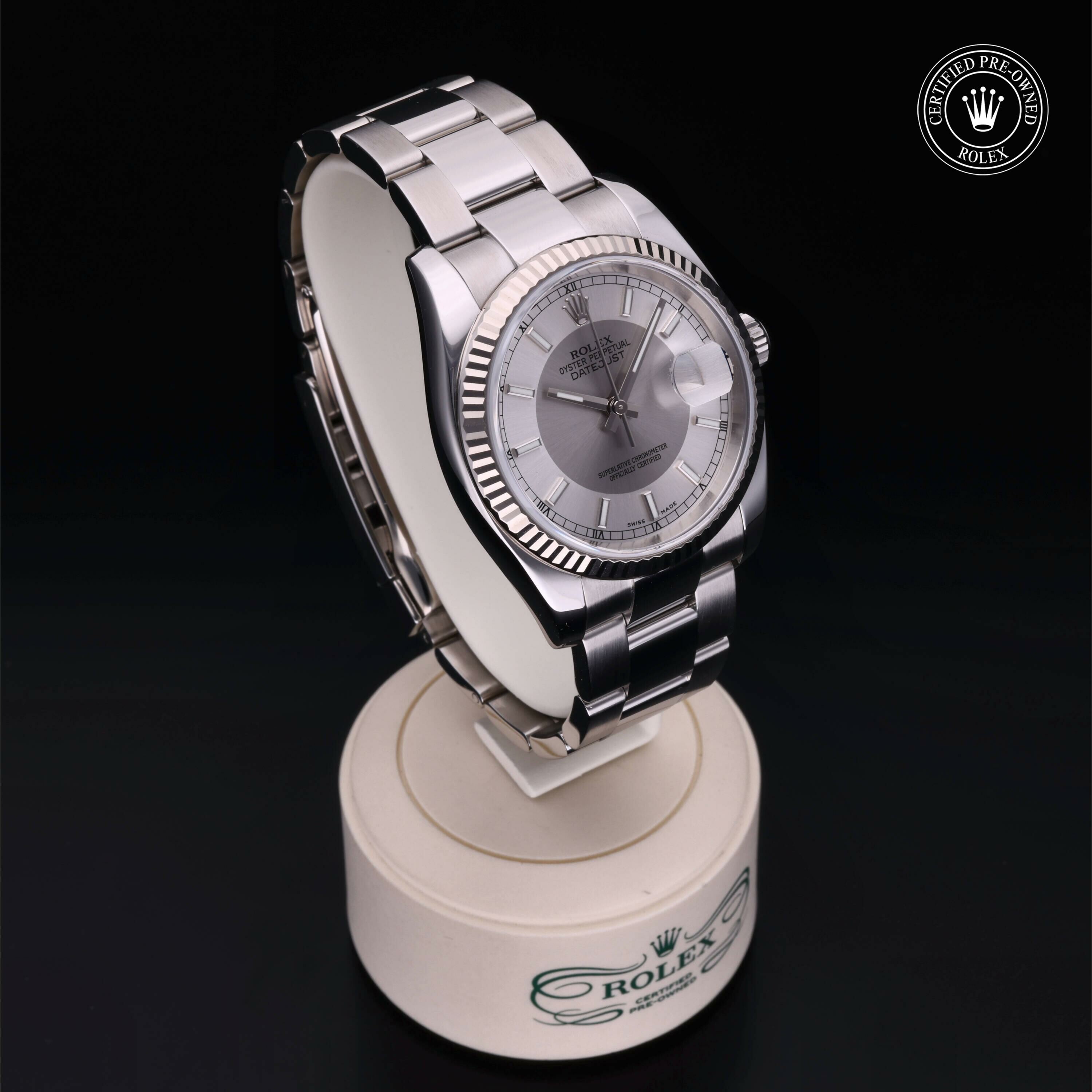Rolex Datejust 36 en Rolesor 18 Carat Gris M116234-0039 chez Frojo - vue 33