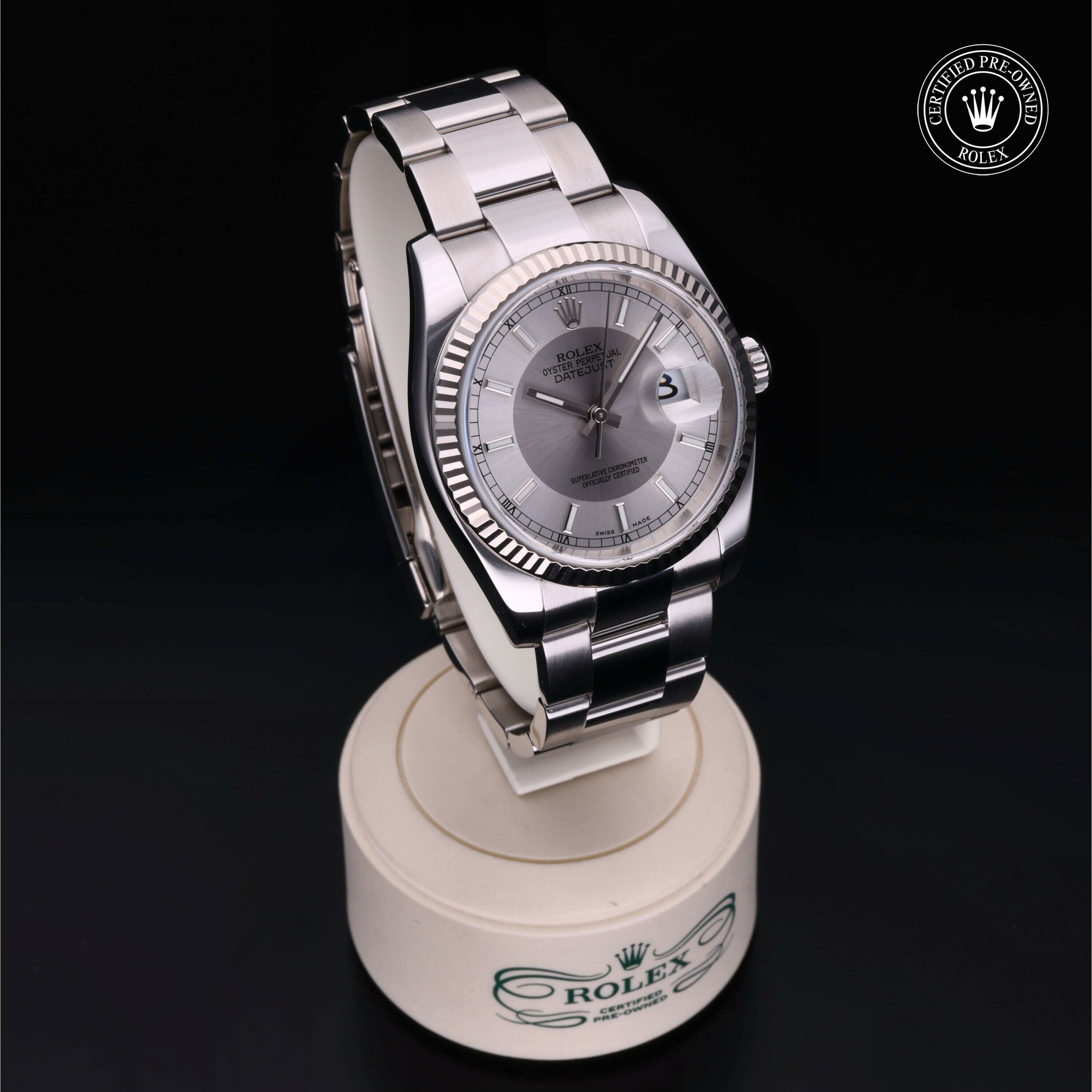 Rolex Datejust 36 en Rolesor 18 Carat Gris M116234-0039 chez Frojo - vue 34