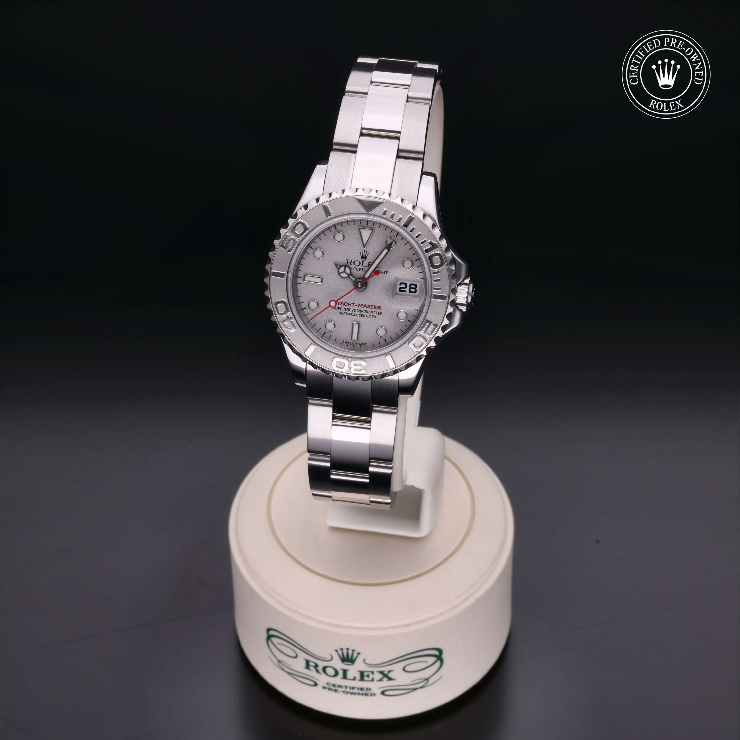 Rolex Yacht-Master 29 en Rolesium Platine M169622-0002 chez Frojo - vue 2