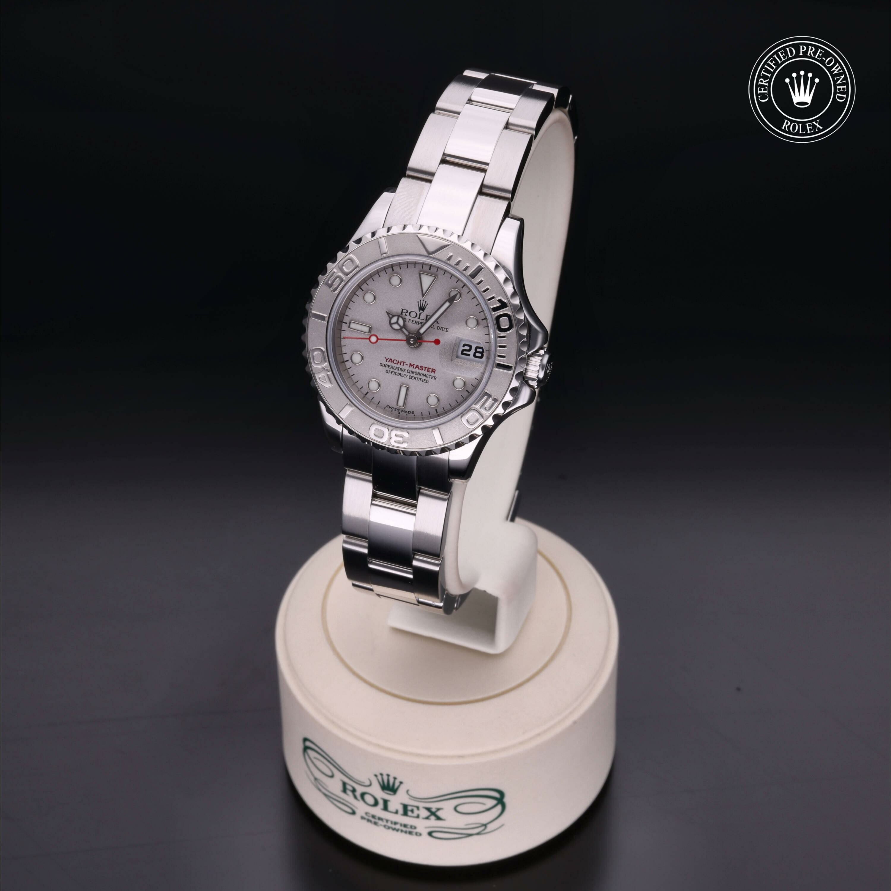 Rolex Yacht-Master 29 en Rolesium Platine M169622-0002 chez Frojo - vue 3