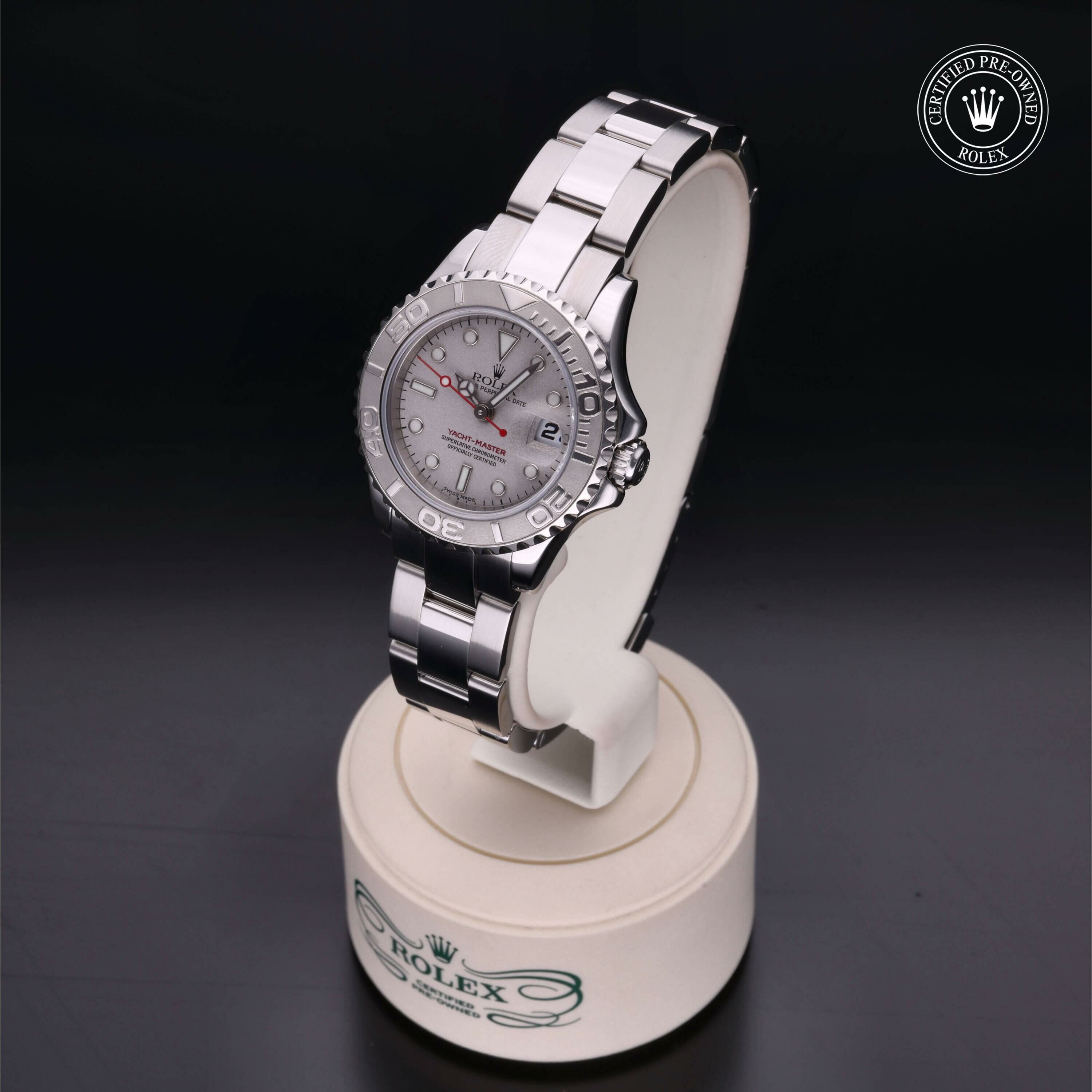 Rolex Yacht-Master 29 en Rolesium Platine M169622-0002 chez Frojo - vue 4