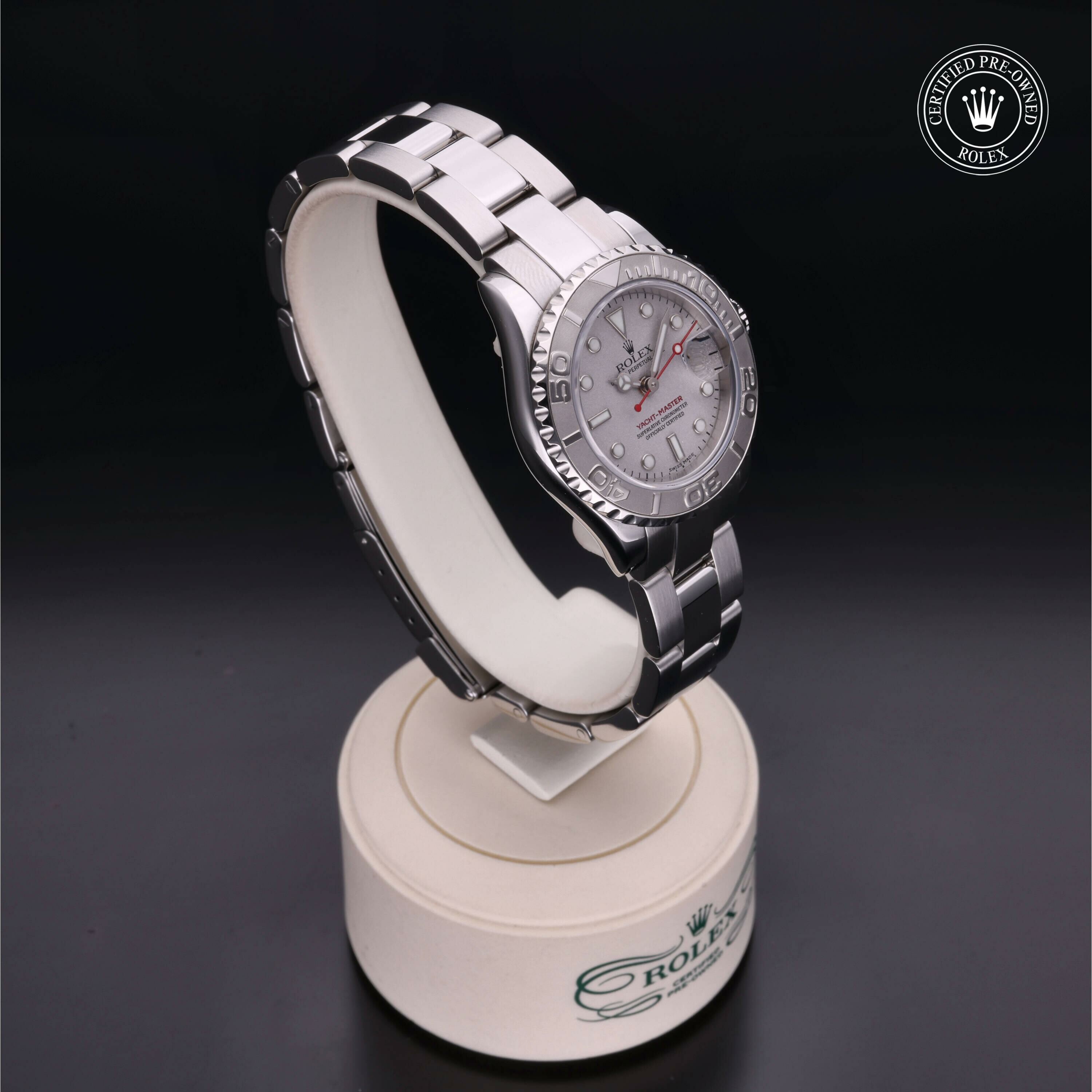 Rolex Yacht-Master 29 en Rolesium Platine M169622-0002 chez Frojo - vue 32