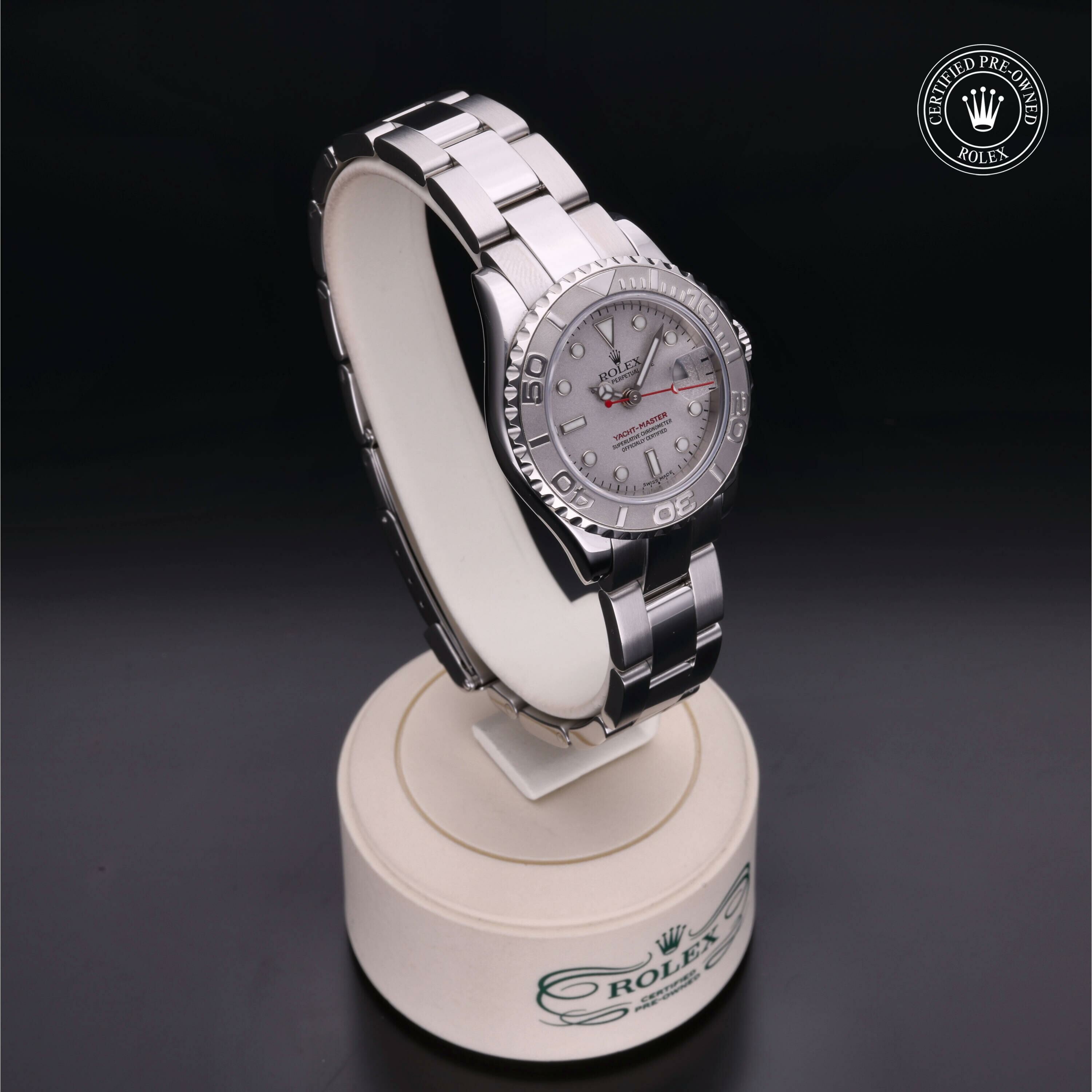 Rolex Yacht-Master 29 en Rolesium Platine M169622-0002 chez Frojo - vue 33