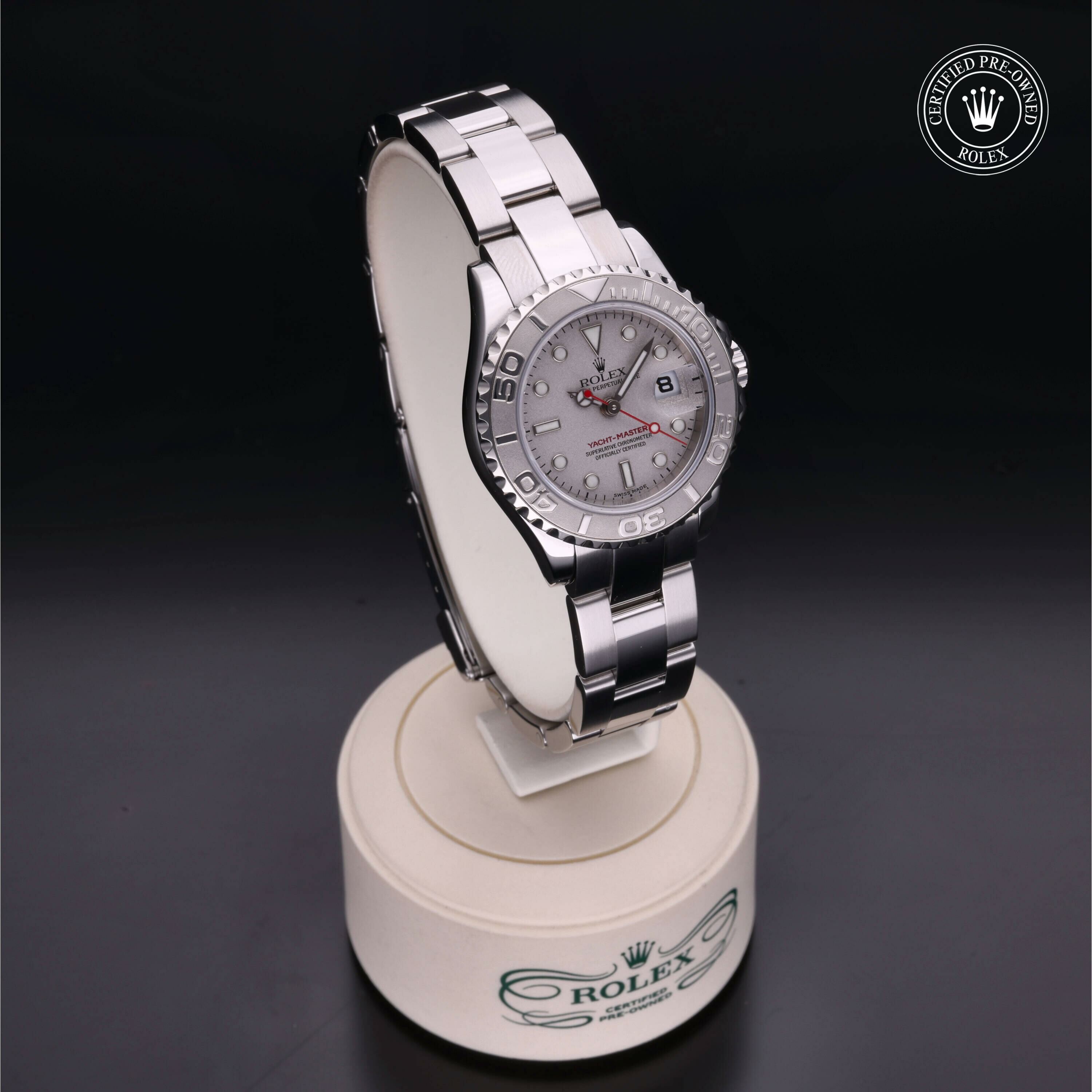 Rolex Yacht-Master 29 en Rolesium Platine M169622-0002 chez Frojo - vue 34