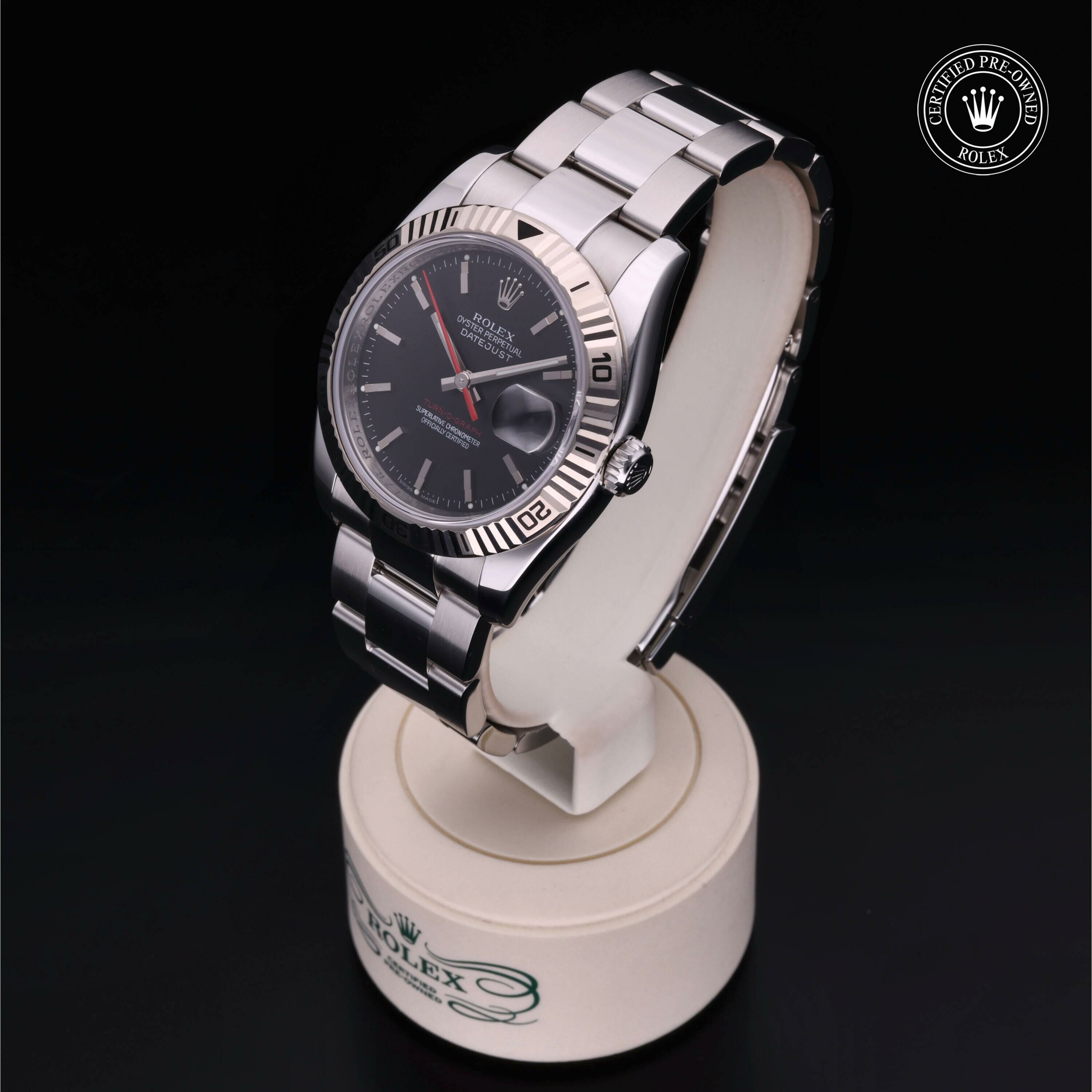 Rolex Datejust Turn-O-Graph en Rolesor 18 Carat Gris M116264-0011 chez Frojo - vue 5