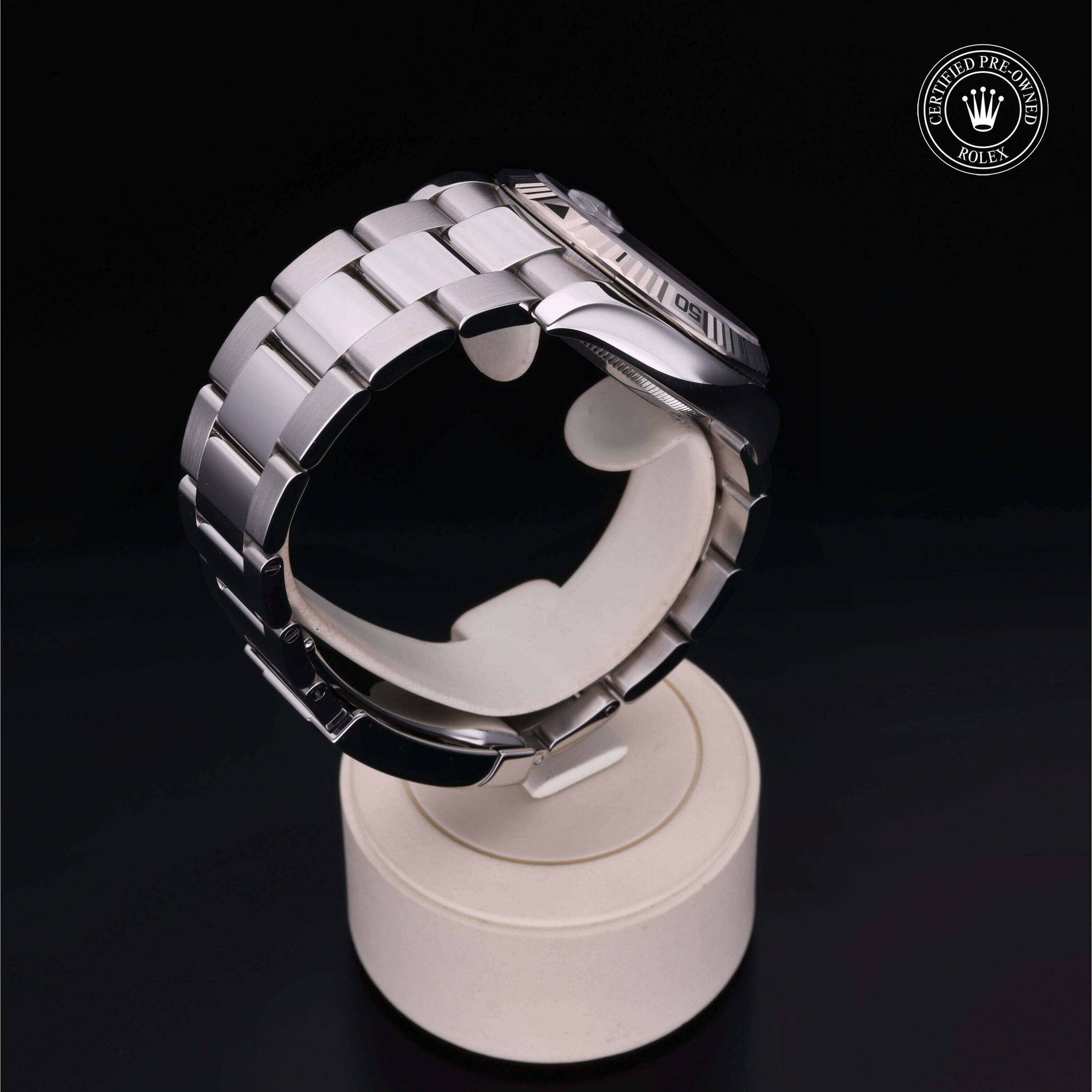 Rolex Datejust Turn-O-Graph en Rolesor 18 Carat Gris M116264-0011 chez Frojo - vue 24