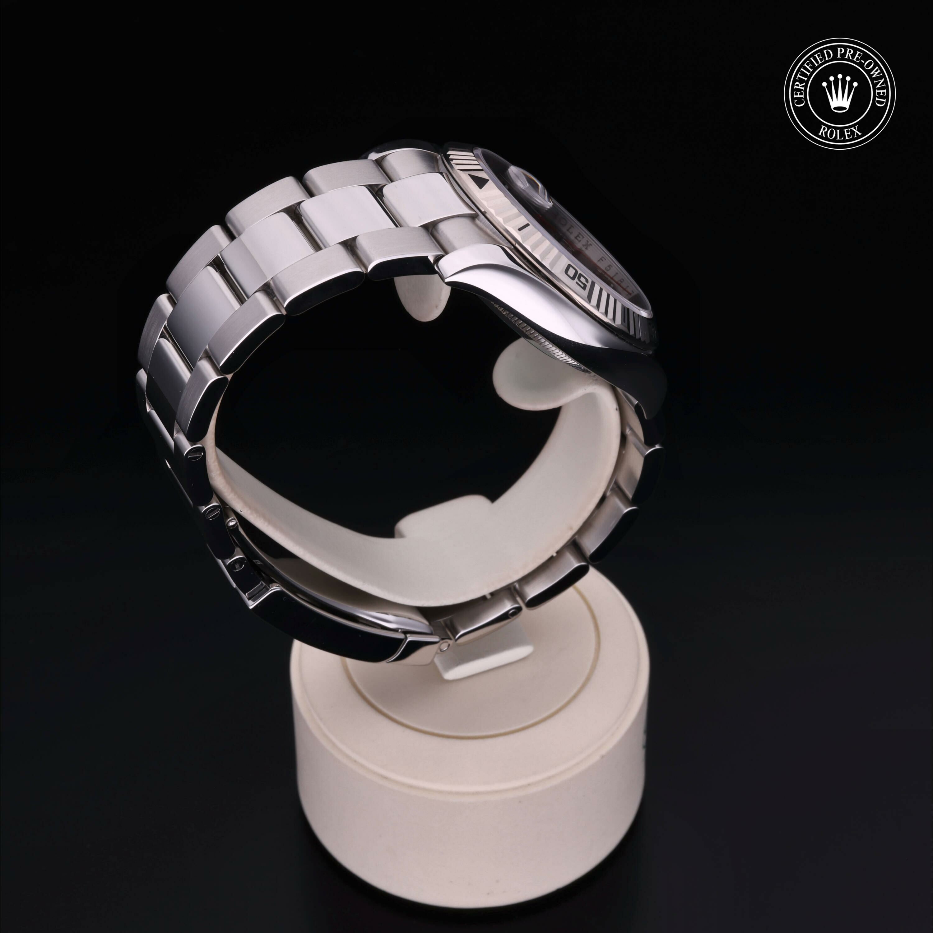 Rolex Datejust Turn-O-Graph en Rolesor 18 Carat Gris M116264-0011 chez Frojo - vue 25