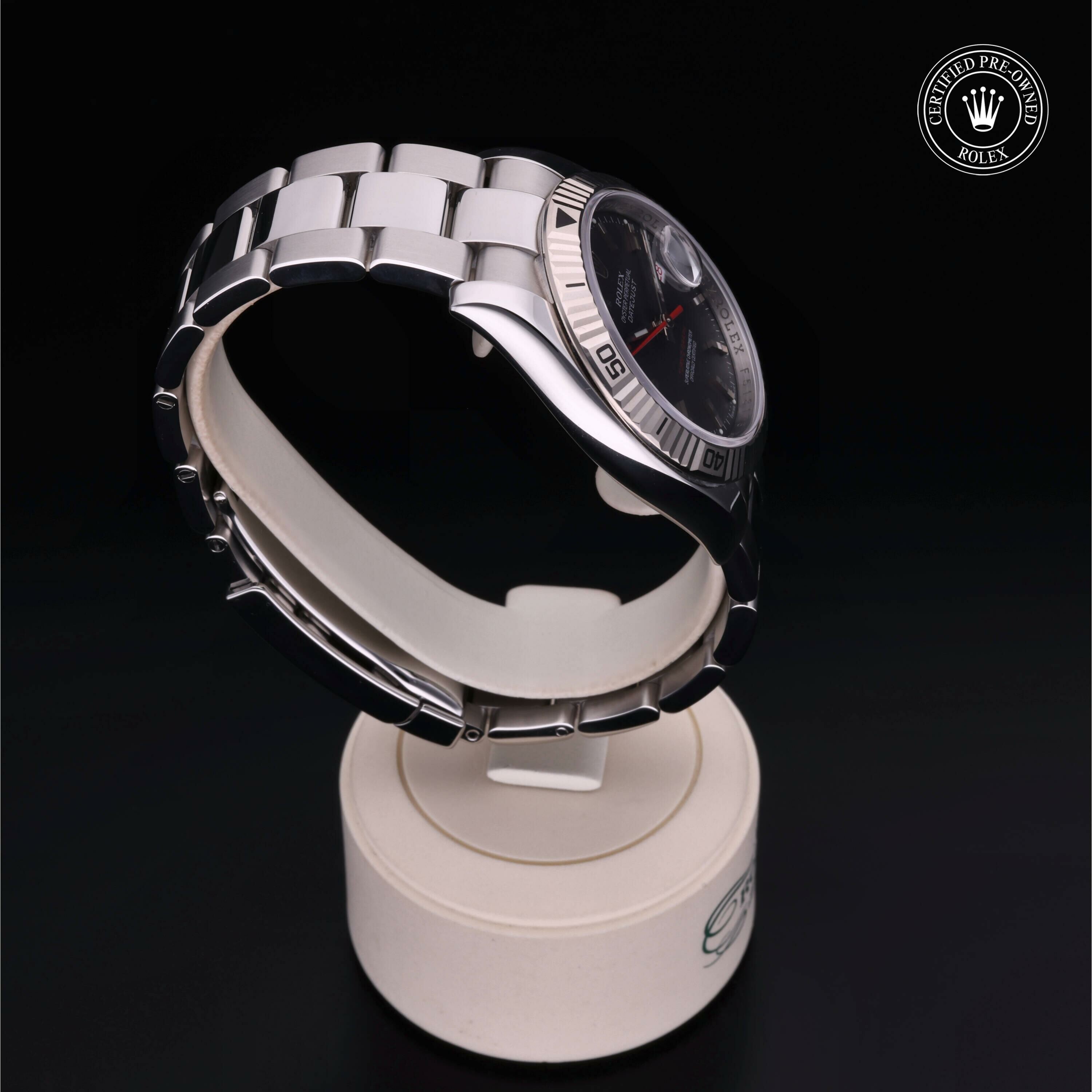 Rolex Datejust Turn-O-Graph en Rolesor 18 Carat Gris M116264-0011 chez Frojo - vue 28