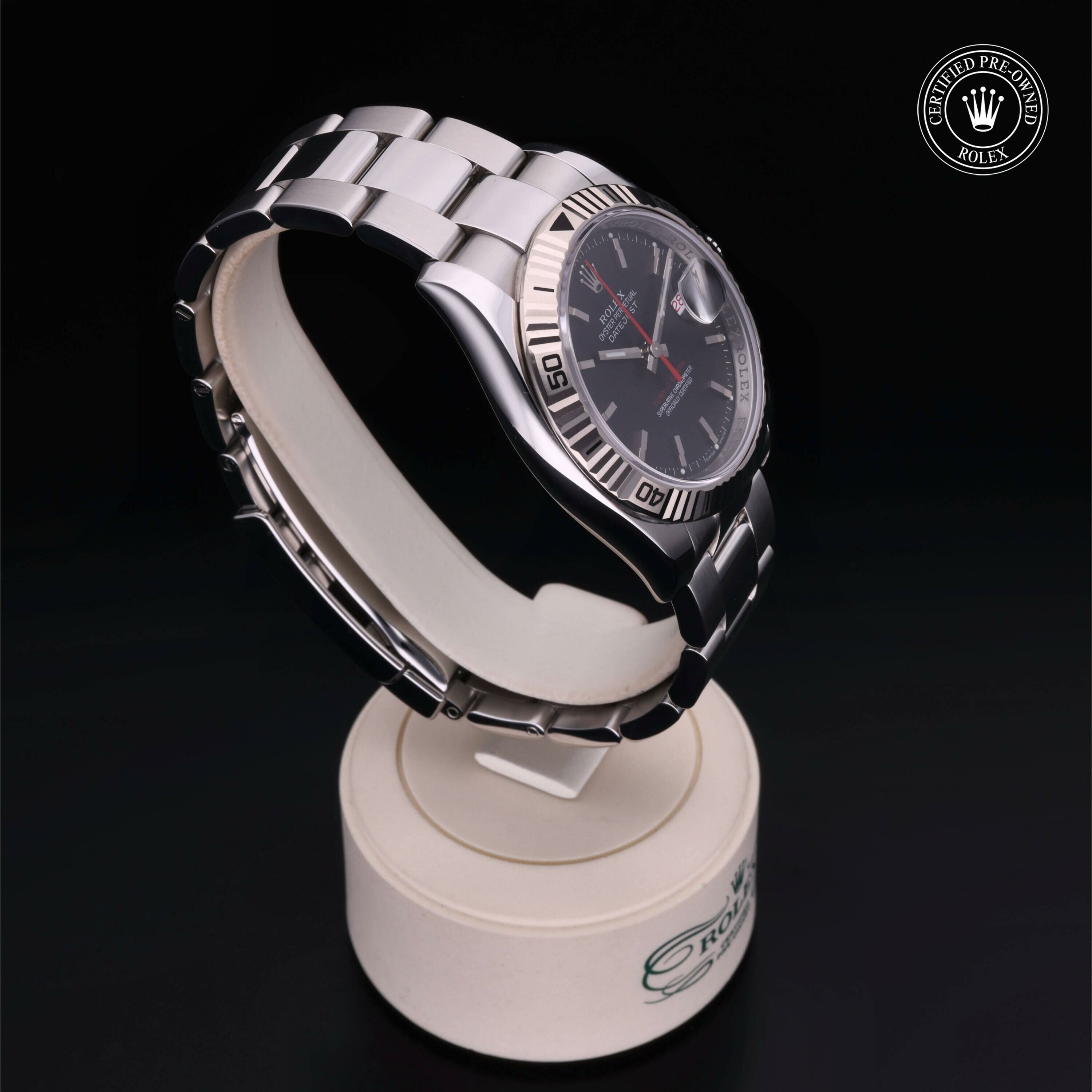 Rolex Datejust Turn-O-Graph en Rolesor 18 Carat Gris M116264-0011 chez Frojo - vue 30