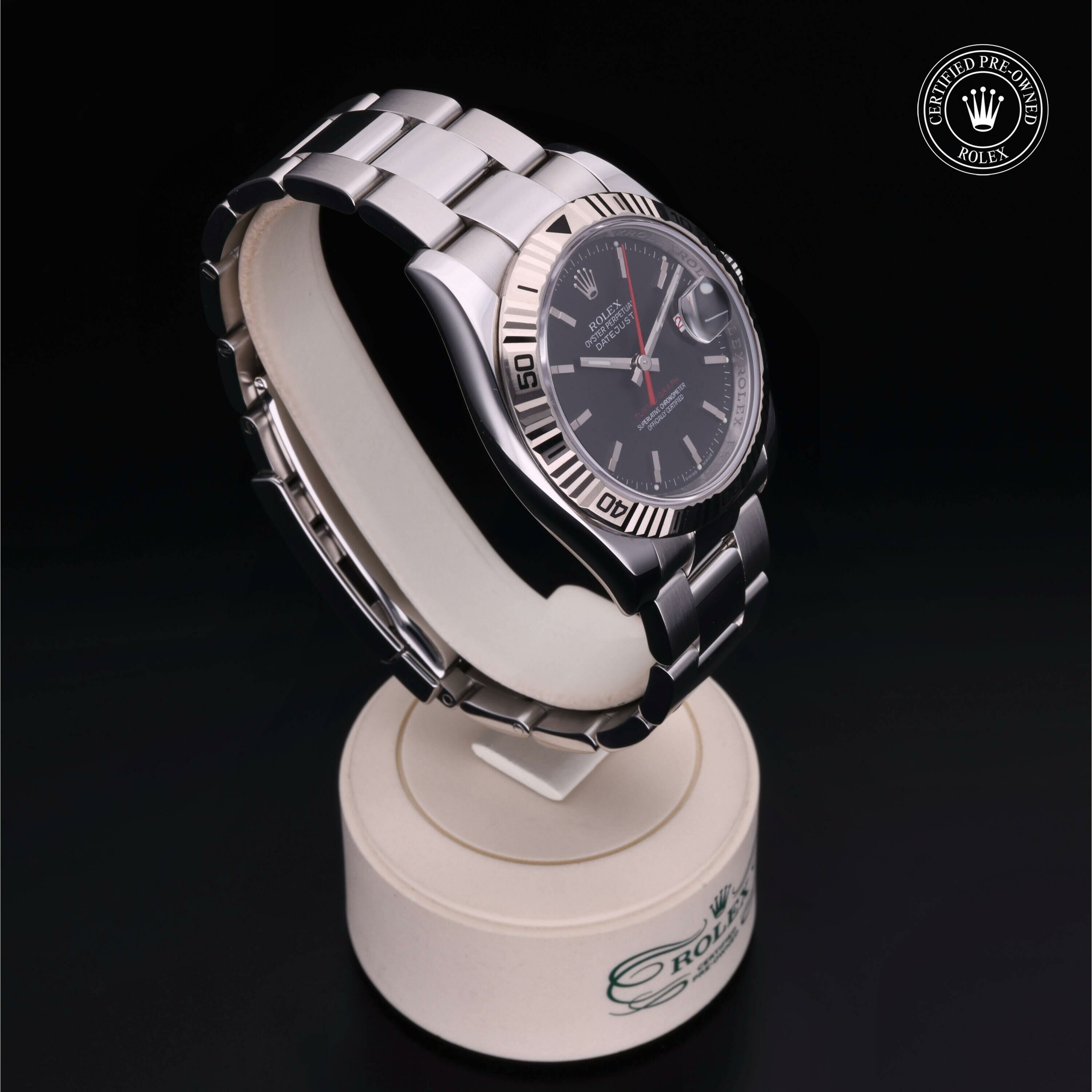 Rolex Datejust Turn-O-Graph en Rolesor 18 Carat Gris M116264-0011 chez Frojo - vue 31