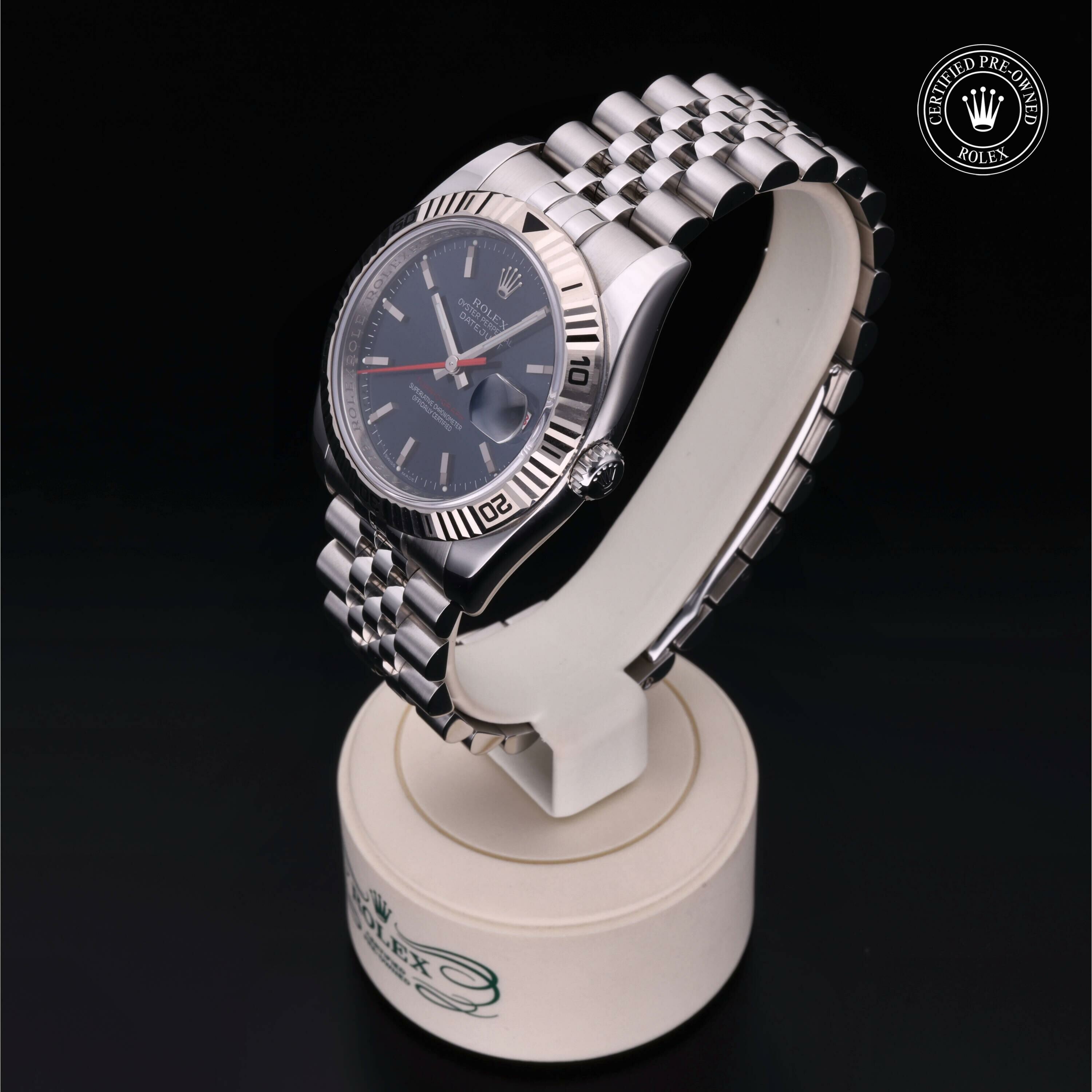 Rolex Datejust Turn-O-Graph en Rolesor 18 Carat Gris M116264-0012 chez Frojo - vue 6