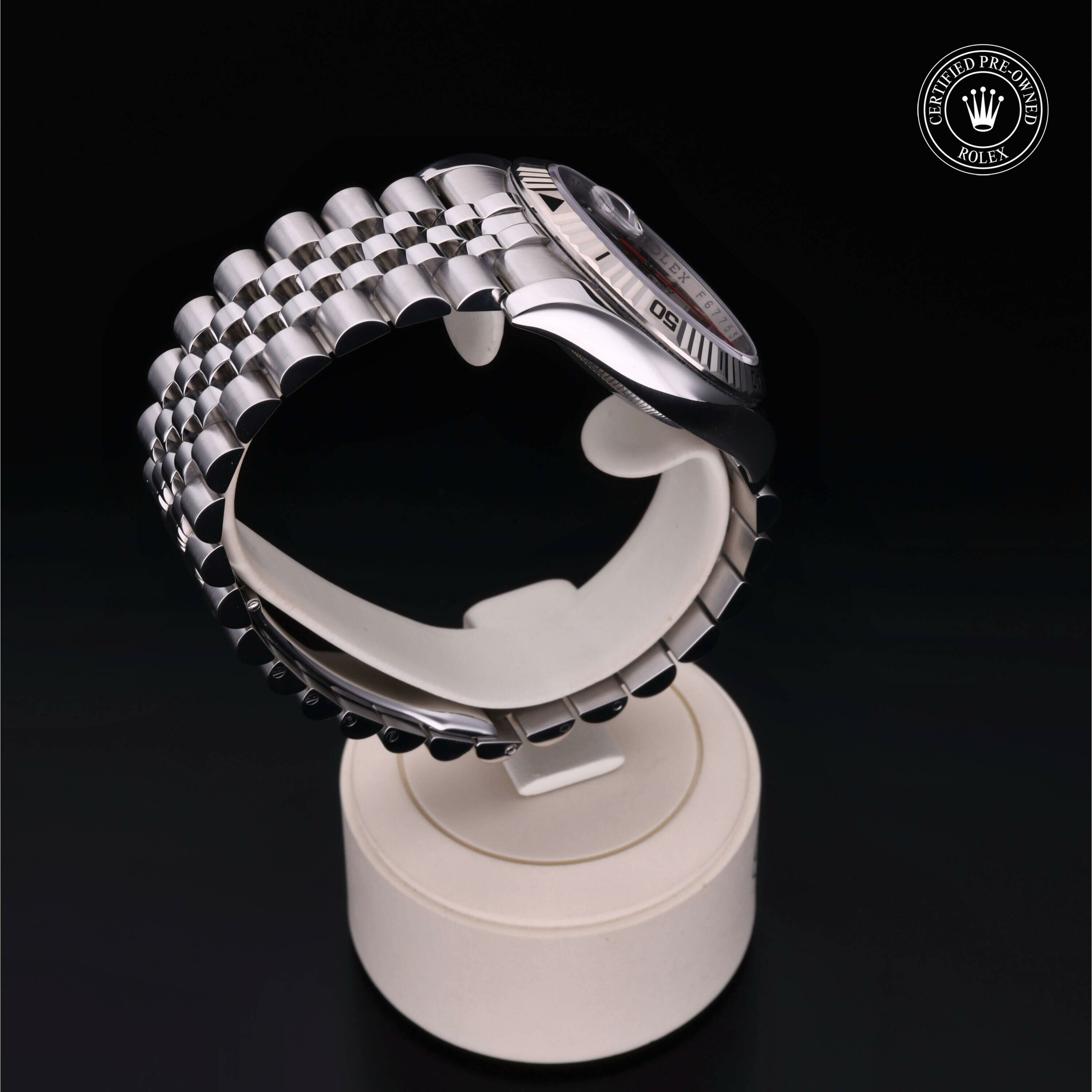 Rolex Datejust Turn-O-Graph en Rolesor 18 Carat Gris M116264-0012 chez Frojo - vue 25