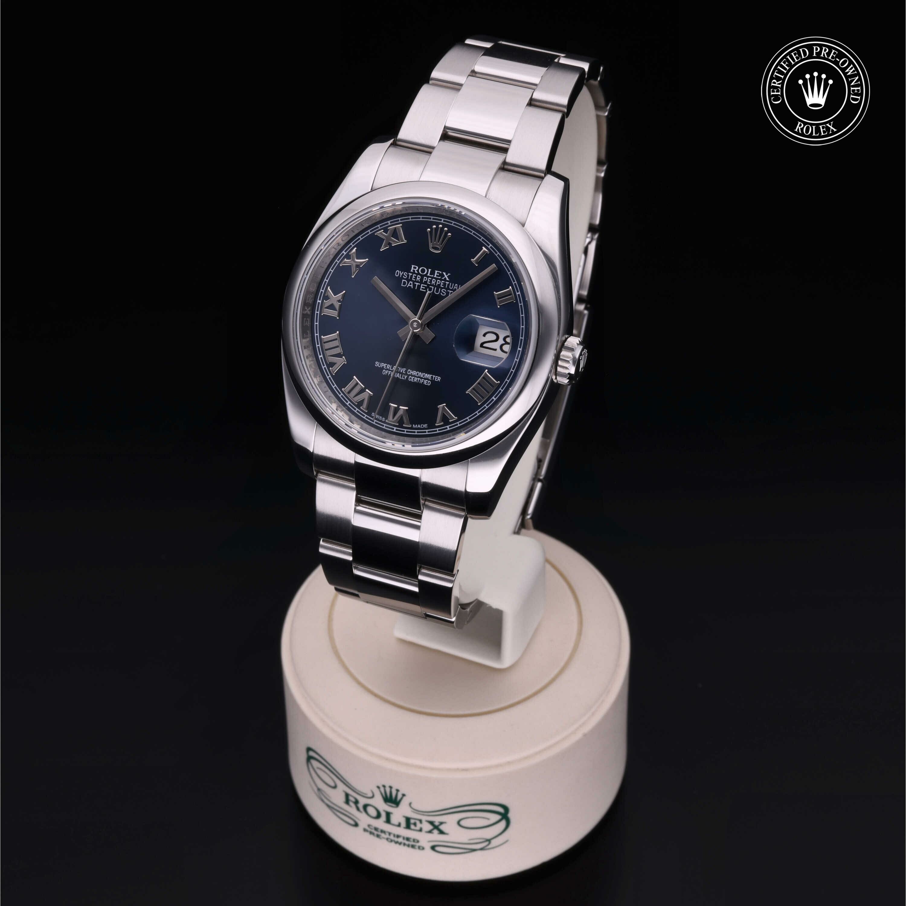 Rolex Datejust 36 en Acier M116200-0062 chez Frojo - vue 3